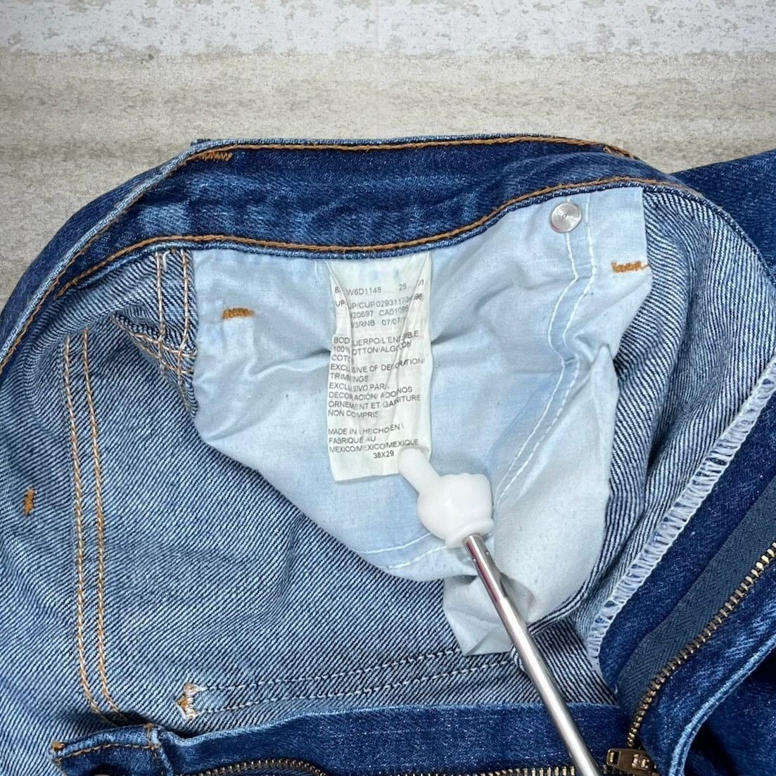 Dickies Vintage 90s Dickies Jeans 38x29 Relaxed Fit Medium Wash Size US 38 / EU 54 - 4 Thumbnail