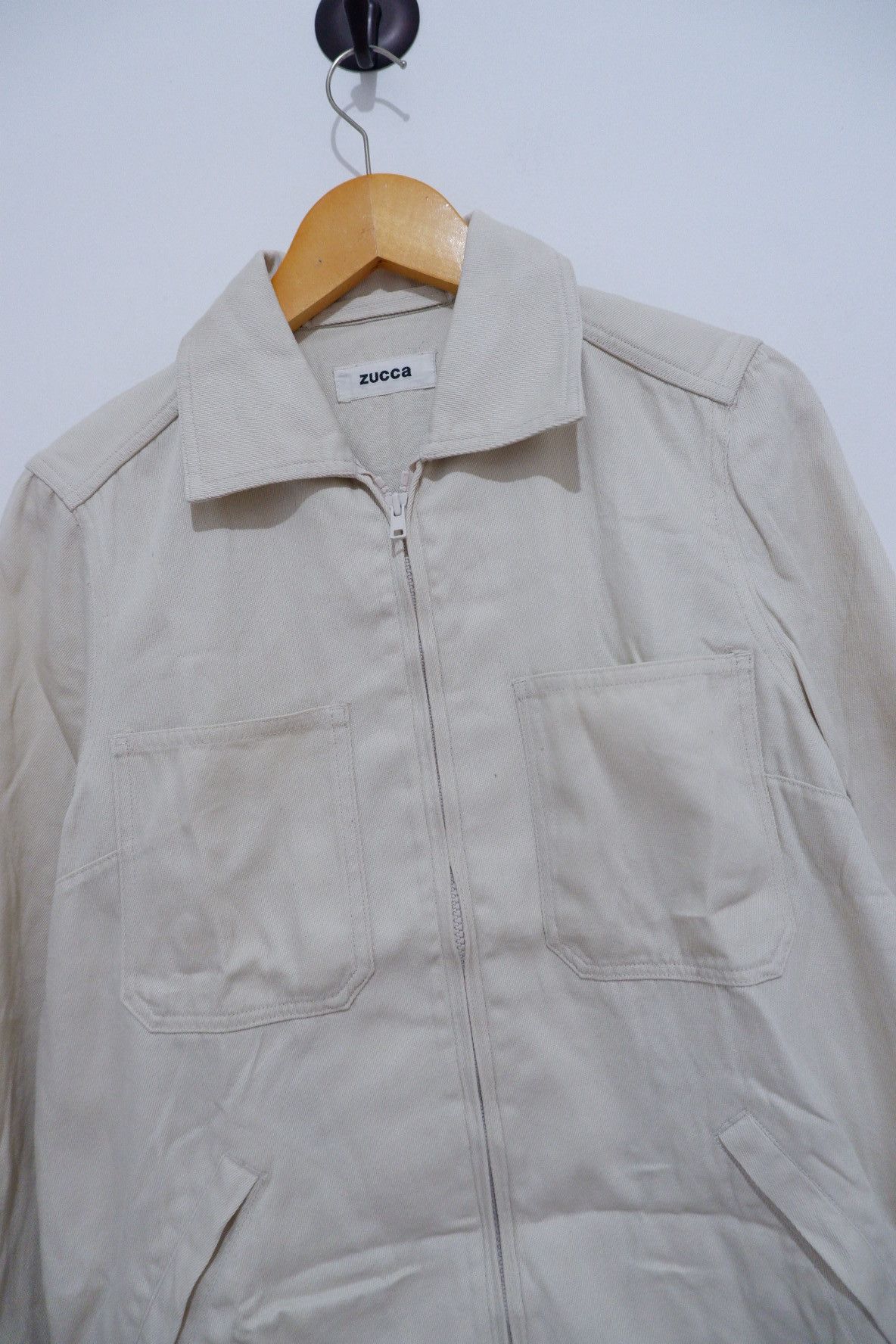 CABANE de ZUCCa Vintage 2000s Zucca by Issey Miyake Embroidered Work Jacket Size US M / EU 48-50 / 2 - 3 Thumbnail