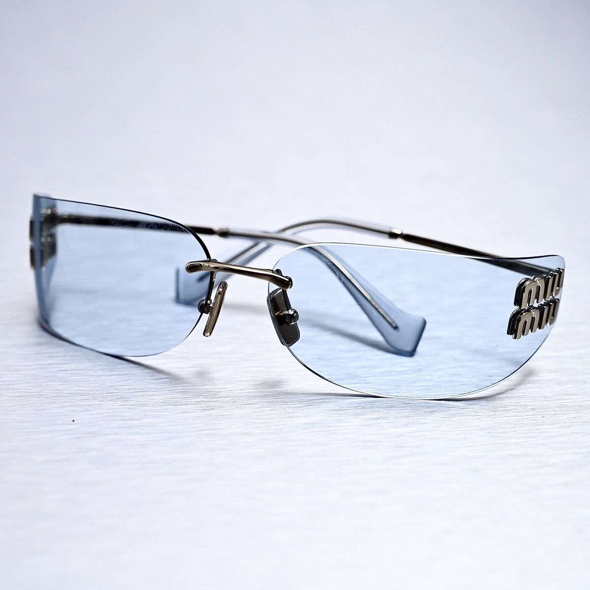 Miu Miu MIU MIU 0MU A51S ZVN10P SUNGLASSES Size ONE SIZE - 6 Thumbnail
