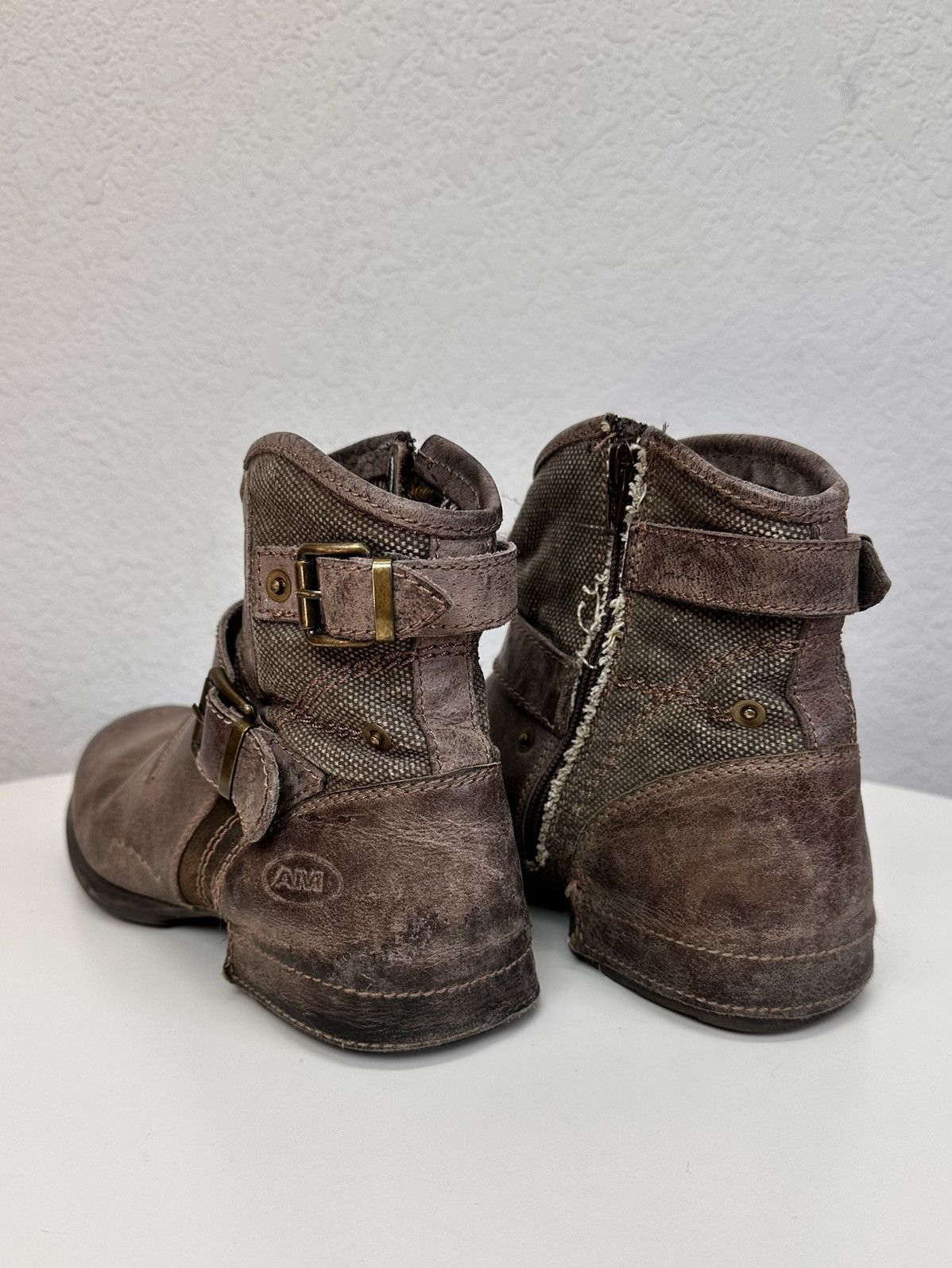 Other Leather Boots HandMade Italian Rick owens Style As 98 Rare Size US 7 / EU 40 - 7 Thumbnail