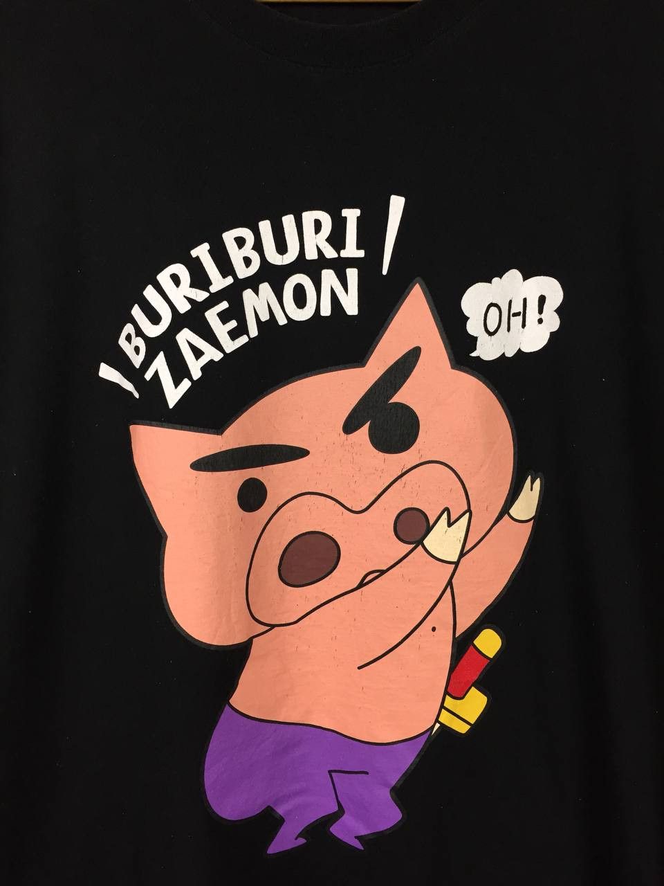 Anime × Japanese Brand × Vintage Vtg Crayon Shin Chan Buriburi Zaemon Anime Manga Cartoon Tee Size US XL / EU 56 / 4 - 3 Thumbnail