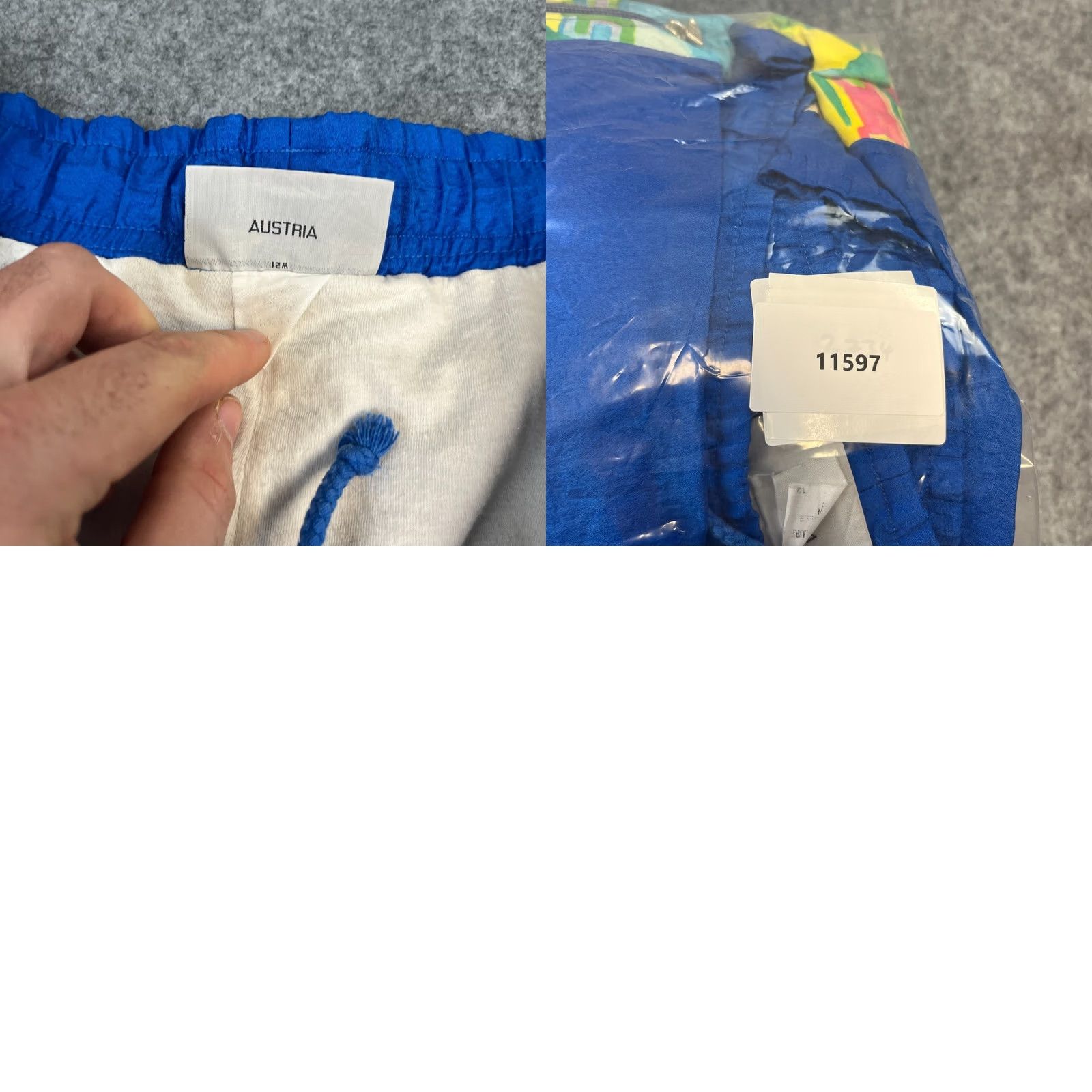 Etro Maser Mens Baggy Shell Pants Track 36 30 Retro Blue Lined Ski Festival 90s Size US 36 / EU 52 - 8 Thumbnail