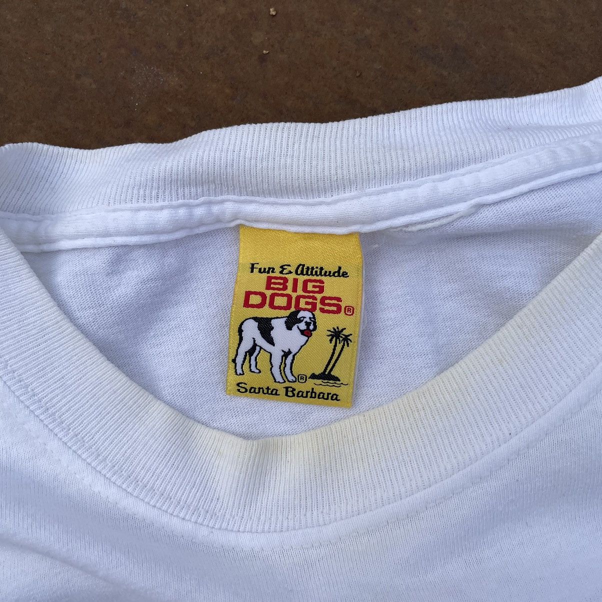 Rap Tees Vintage Big Dogs Santa Barbara T-shirts Big Logo 90s Y2K USA Size US L / EU 52-54 / 3 - 16 Thumbnail