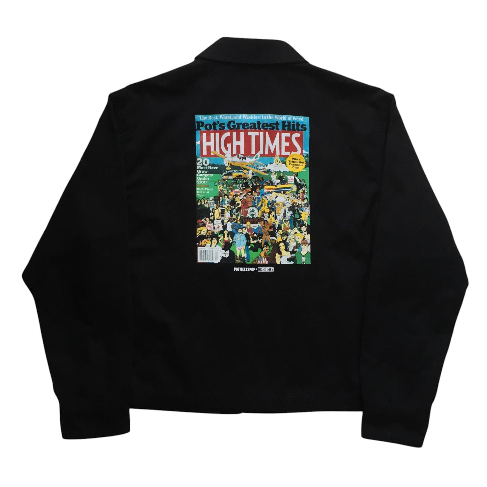 Vintage Pot Meets Pop x High Times Magazine FW 24 Work Jacket Size US L / EU 52-54 / 3 - 3 Thumbnail