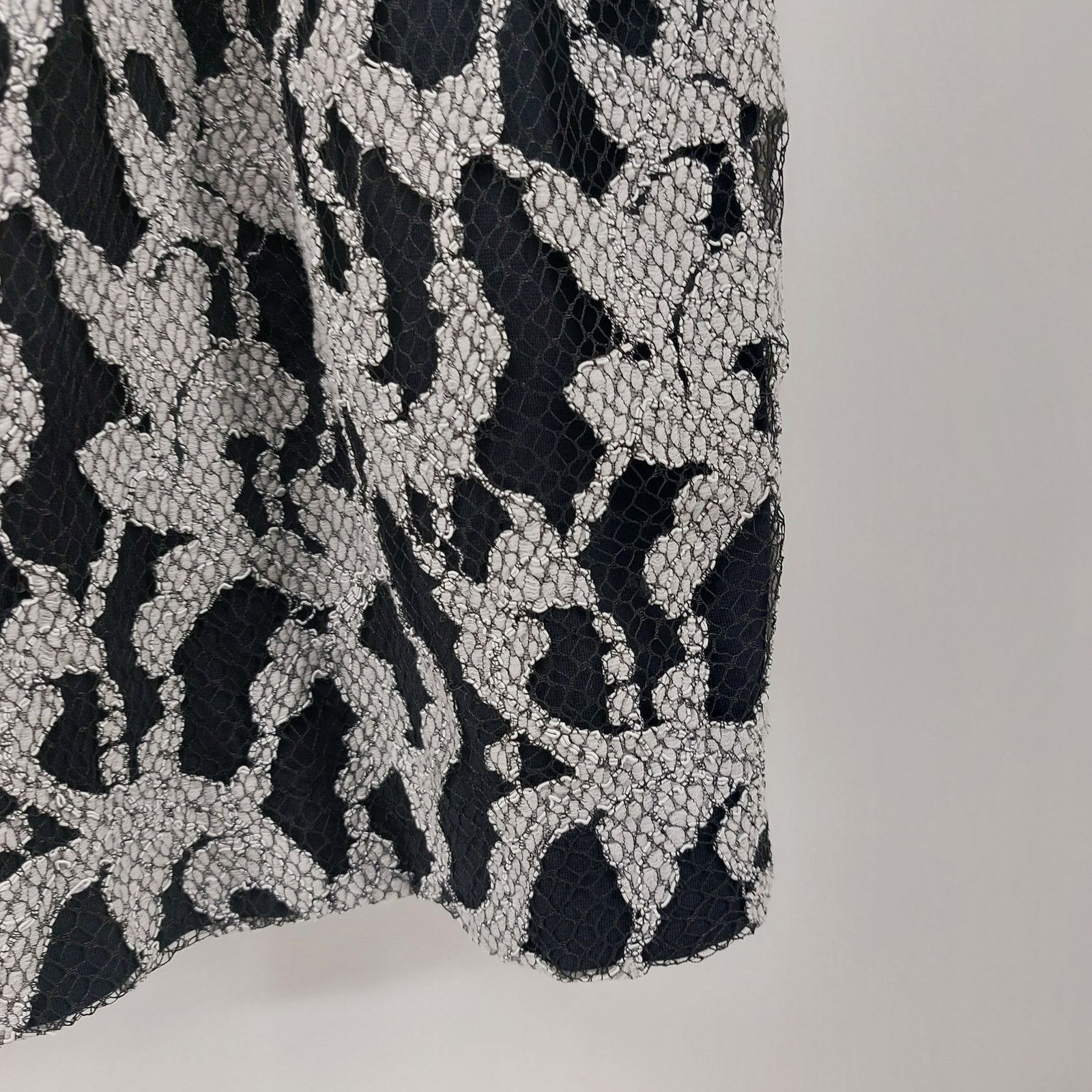 Other Lane Bryant Black & White Pencil Skirt Glam Preppy Size 22 Size 42" / US 20 - 5 Thumbnail