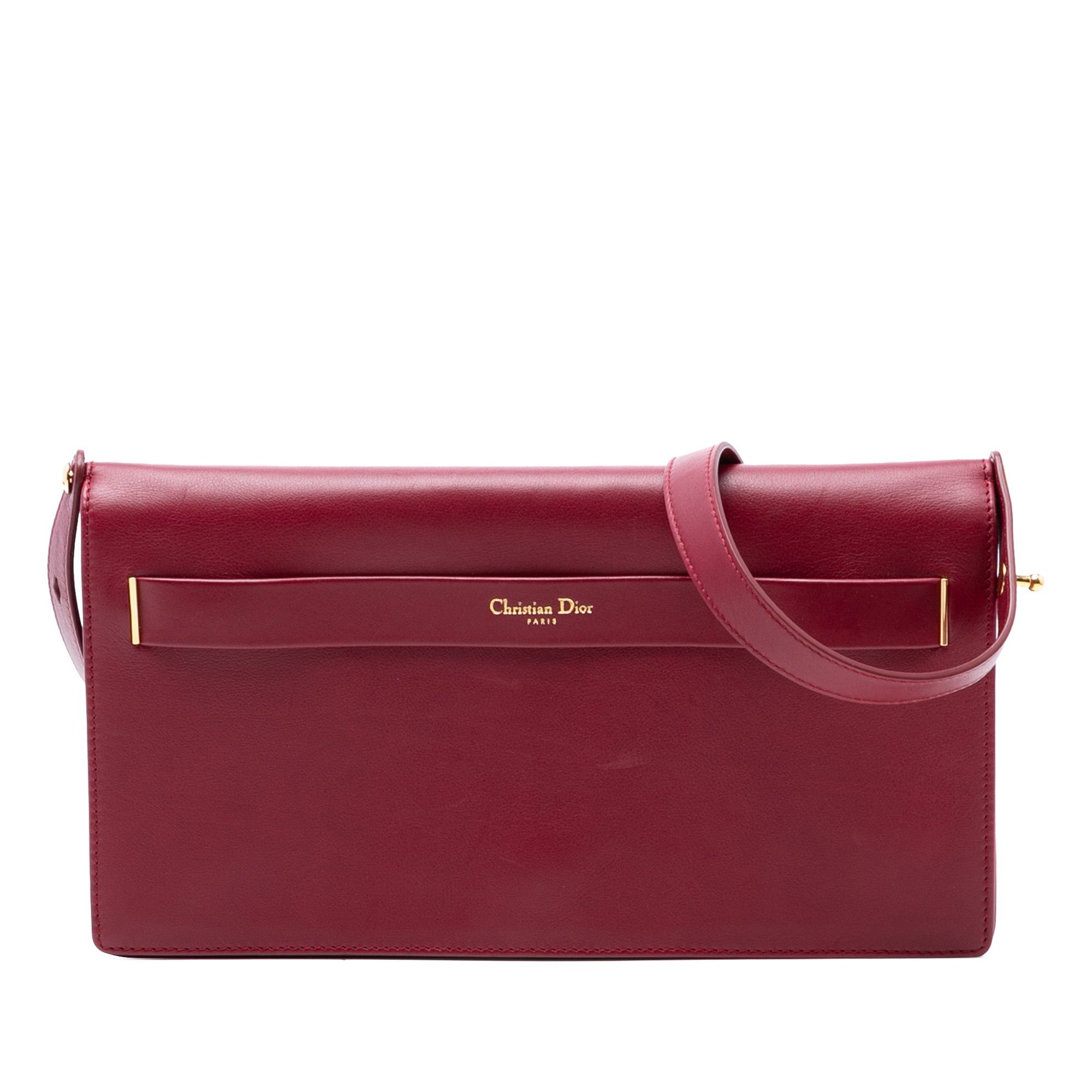 Dior Leather Convertible Flap Shoulder Bag Size ONE SIZE - 1 Thumbnail
