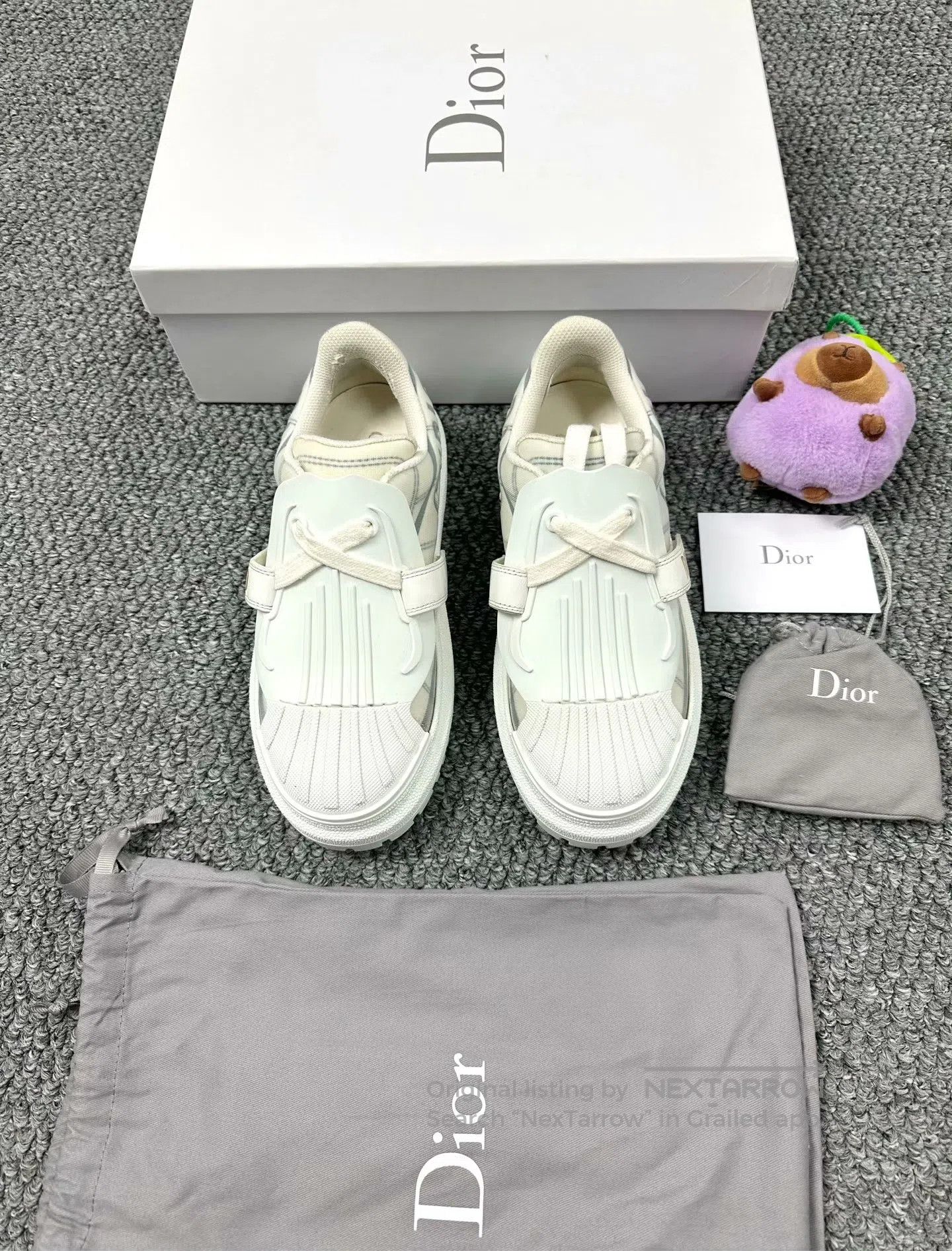 Dior Dior White Magic Tape Shell Head Casual Shoes| Size US 5.5 / IT 35.5 - 2 Thumbnail