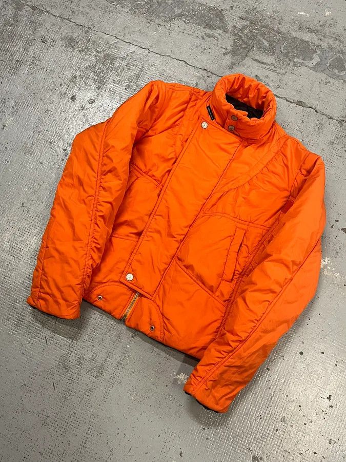 Dolce & Gabbana AW2003 Dolce & Gabbana Nylon Quilted Orange Puffer Jacket Size US M / EU 48-50 / 2 - 6 Thumbnail