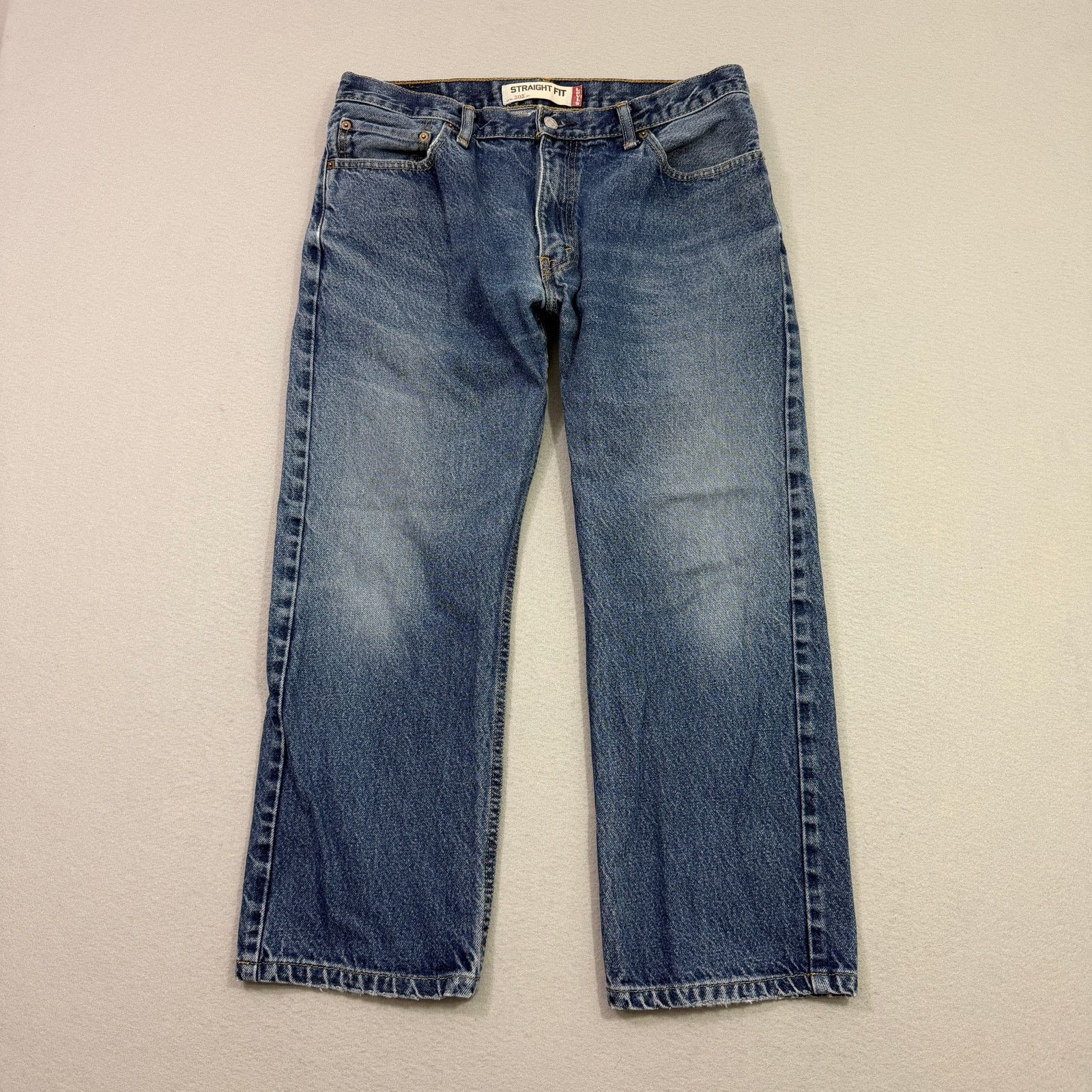 Levi's Vintage Levis 505 Jeans Men 34x29 (Fits 34x27) Blue Straight Size US 34 / EU 50 - 1 Thumbnail