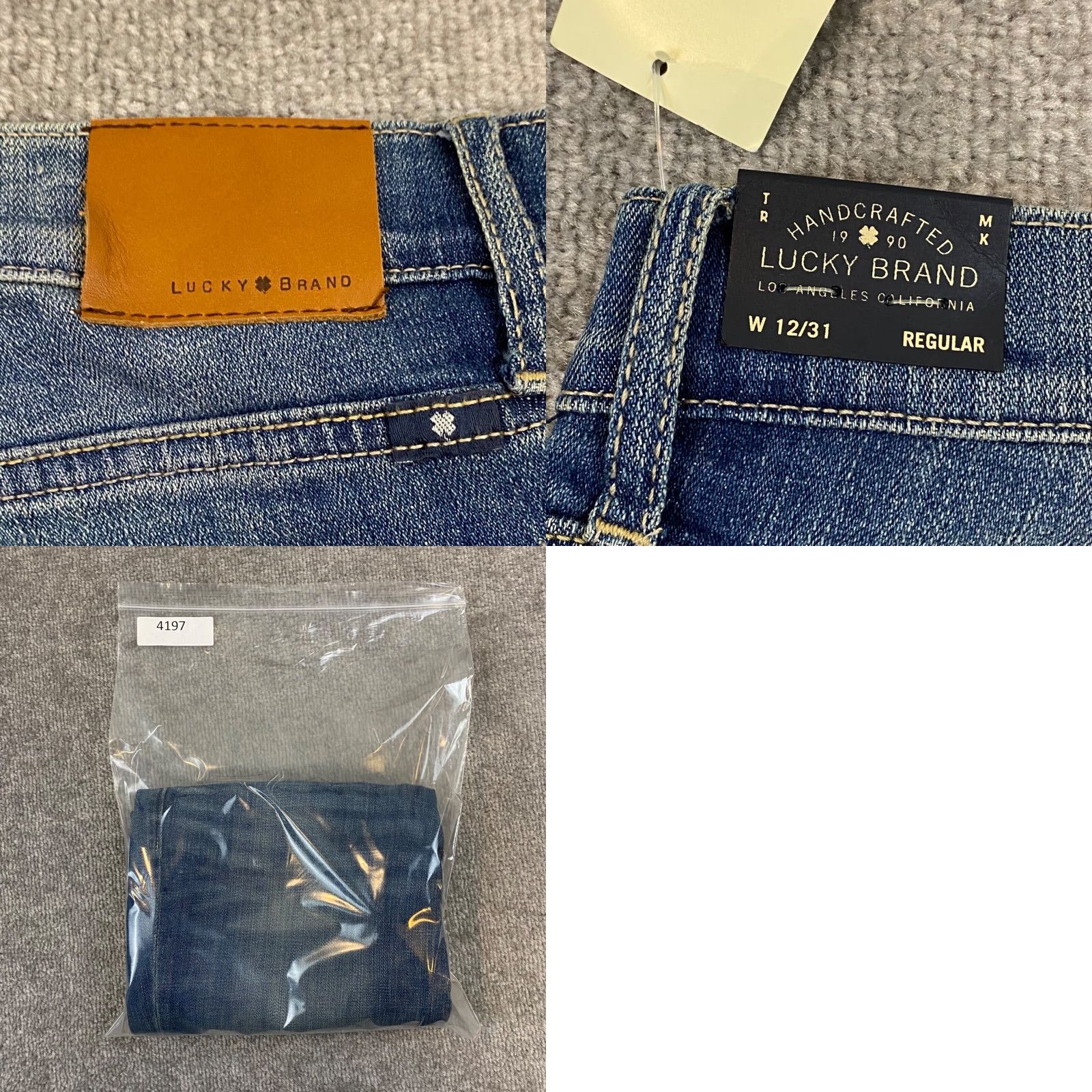 Lucky Brand Lucky Brand Sweet Boot Jeans Womens 12 Blue Wash Denim Stretch Mid-Rise NEW Size 34" / US 12 / IT 48 - 9 Thumbnail