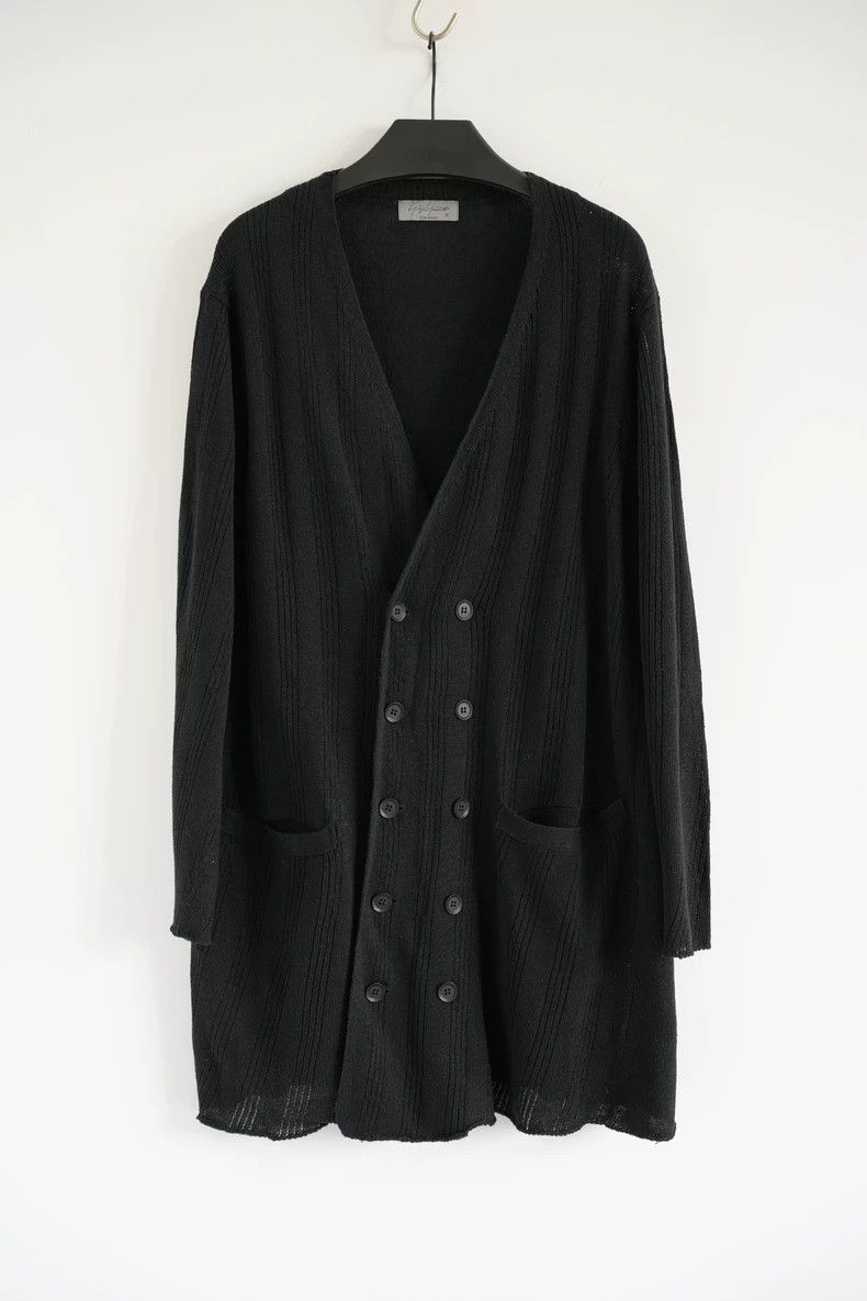 Yohji Yamamoto Yohji Yamamoto 21ss silk double-breasted sweater Size US L / EU 52-54 / 3 - 1 Thumbnail