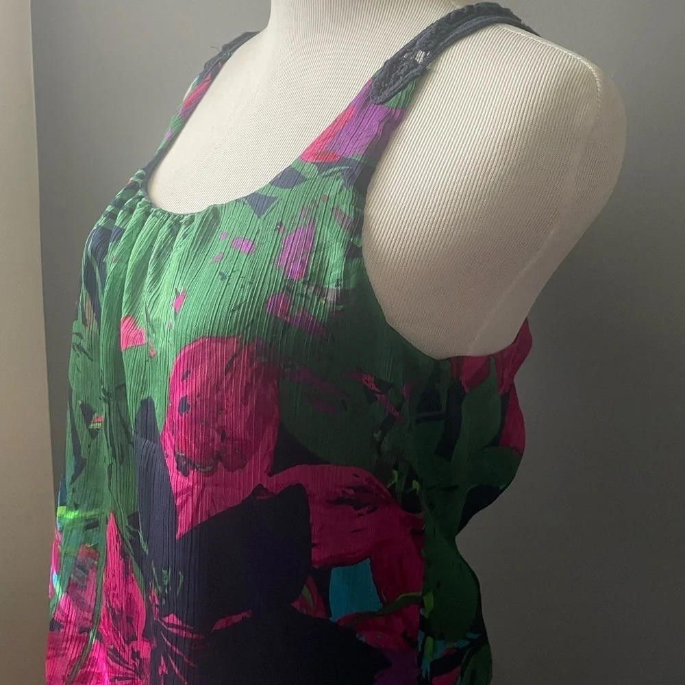 Other Floral Pattern Spaghetti Strap Top Size S / US 4 / IT 40 - 3 Thumbnail