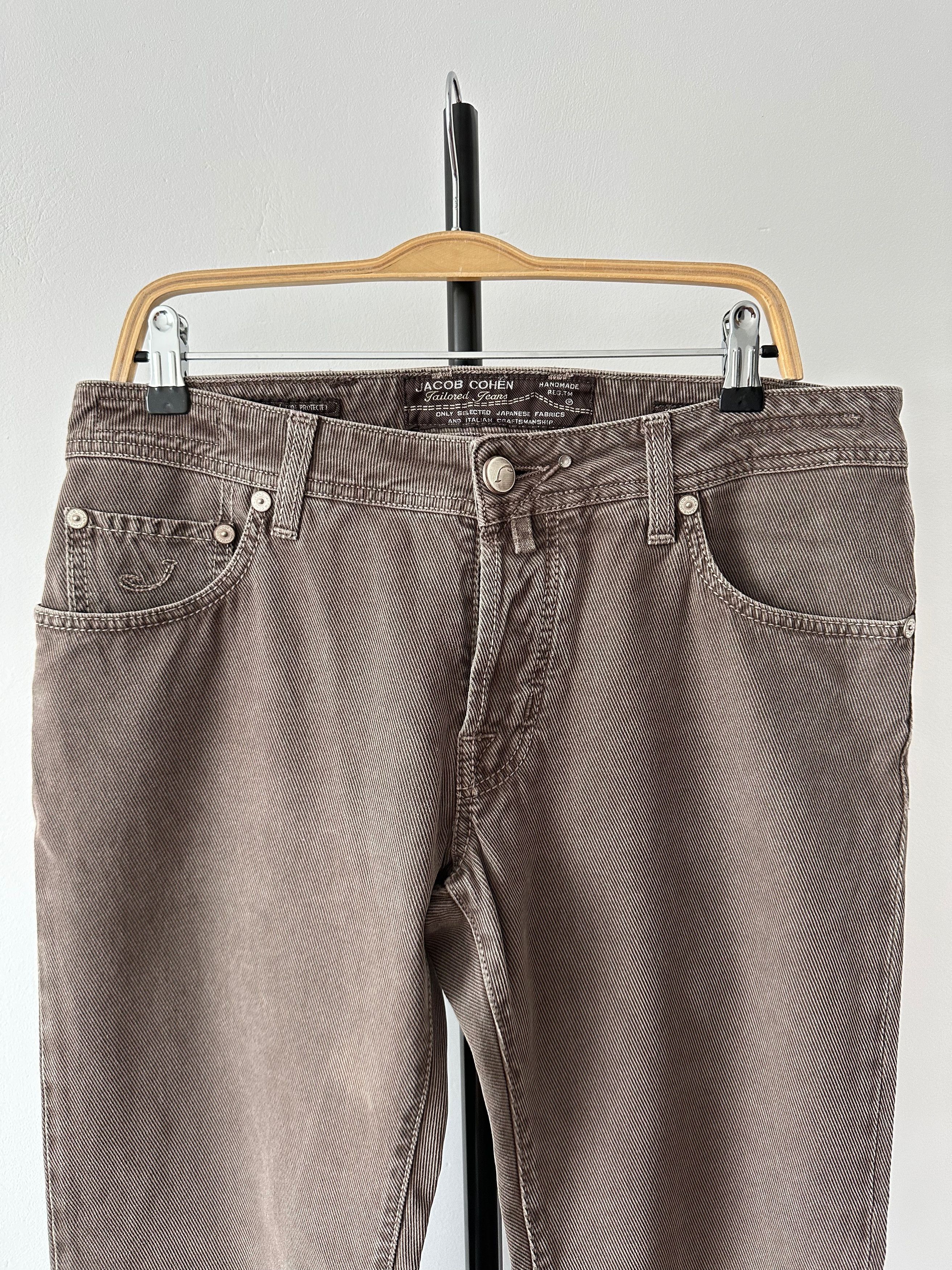 Jacob Cohen Jacob Cohen J622 Brown trousers pants Slim Fit Handmade Size US 34 / EU 50 - 5 Thumbnail