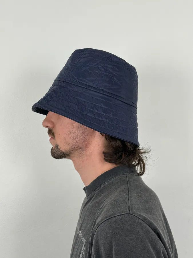Dries Van Noten Dries van Noten Navy Nylon Bucket Hat Size ONE SIZE - 3 Thumbnail