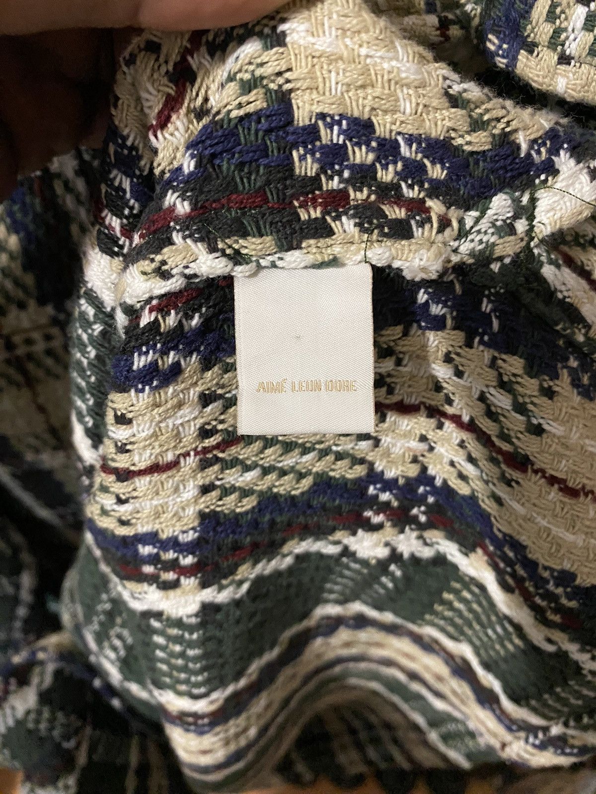 Aime Leon Dore Aime Leon Dore Plaid Overshirt Rosin Combo Size US XL / EU 56 / 4 - 6 Thumbnail