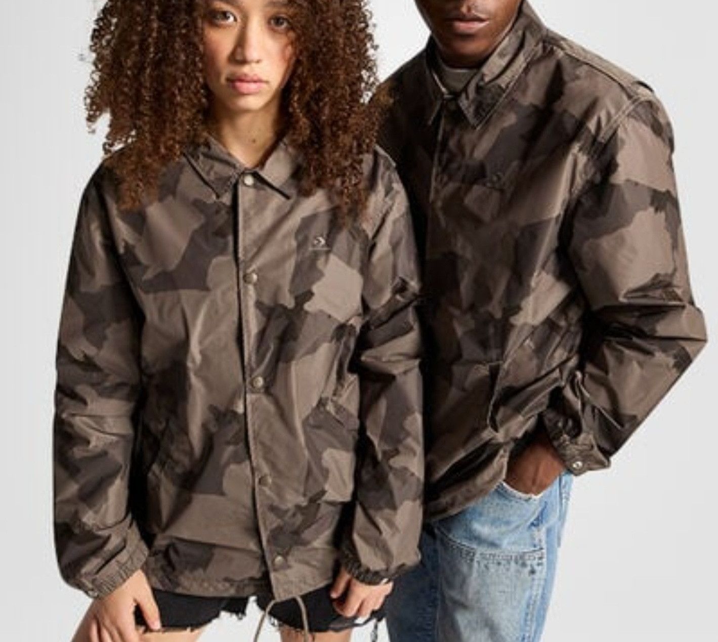 Converse CONVERSE Go-To Camo Coach's Jacket/Unisex Size US XL / EU 56 / 4 - 1 Thumbnail