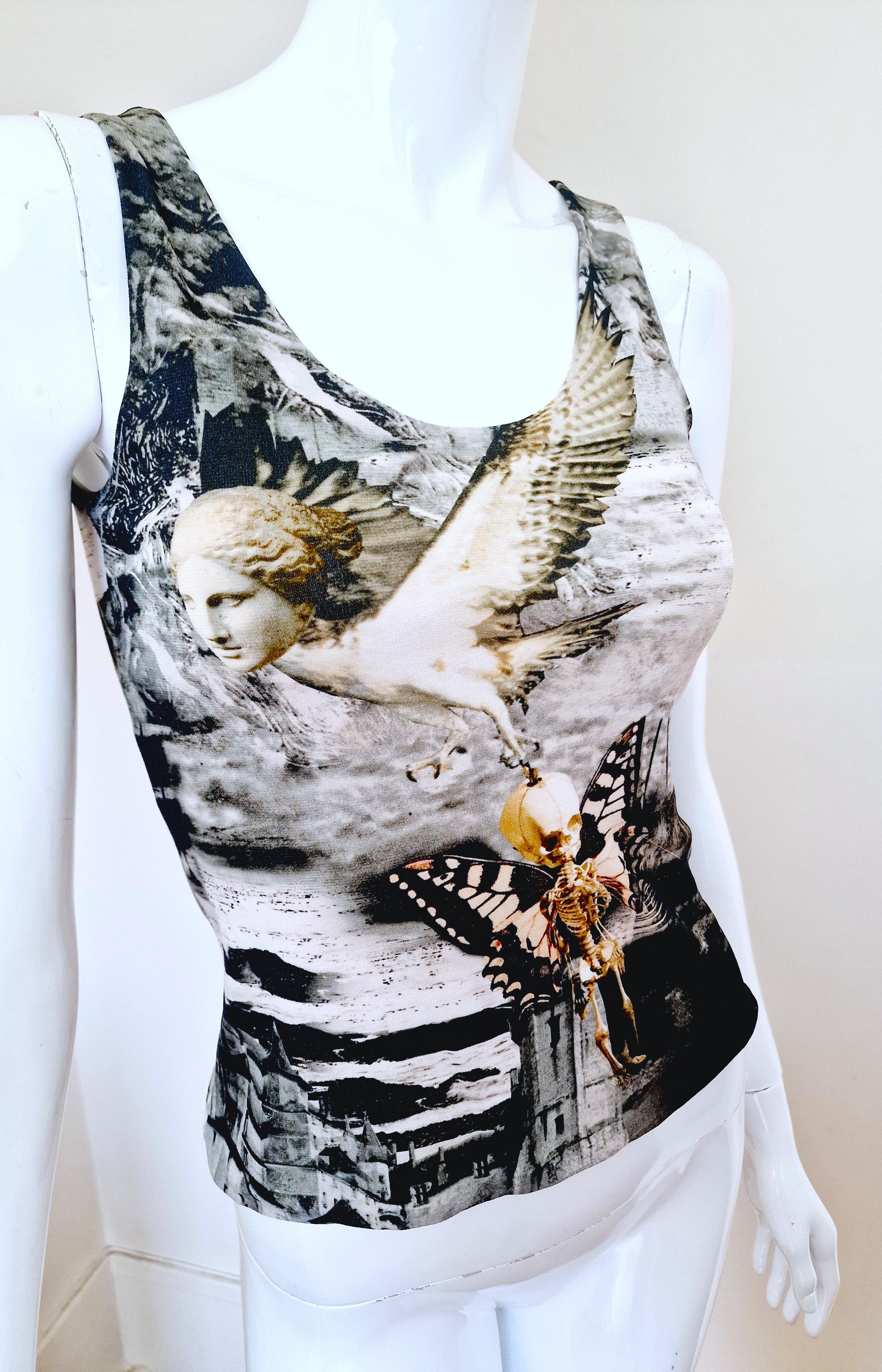 Alexander McQueen Alexander McQueen Skull Butterfly Skeleton Bird Tee Top Size US S / EU 44-46 / 1 - 3 Thumbnail