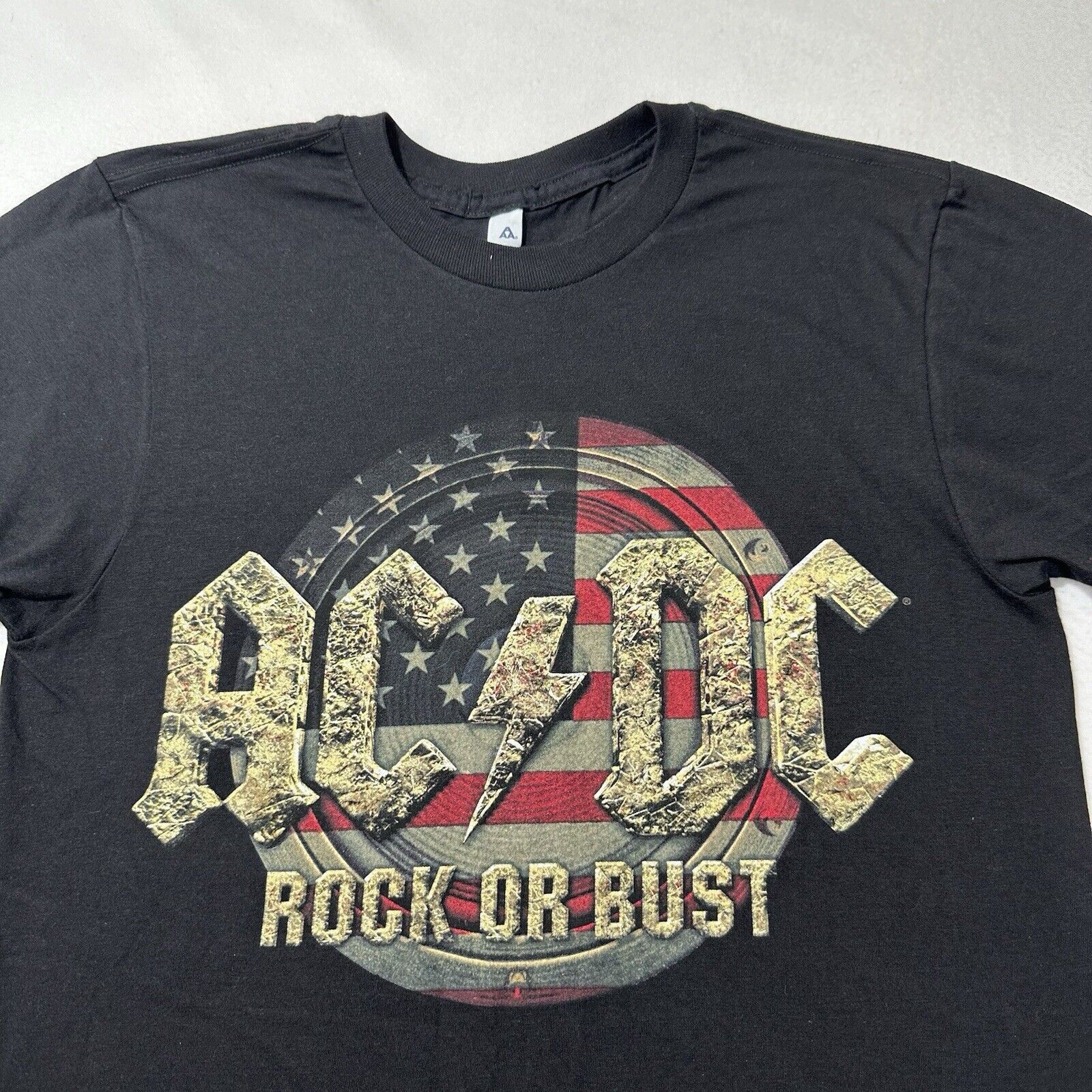 Alstyle ACDC Small Rock Or Bust America 2016 Tour Graphic T Shirt Size US S / EU 44-46 / 1 - 3 Thumbnail