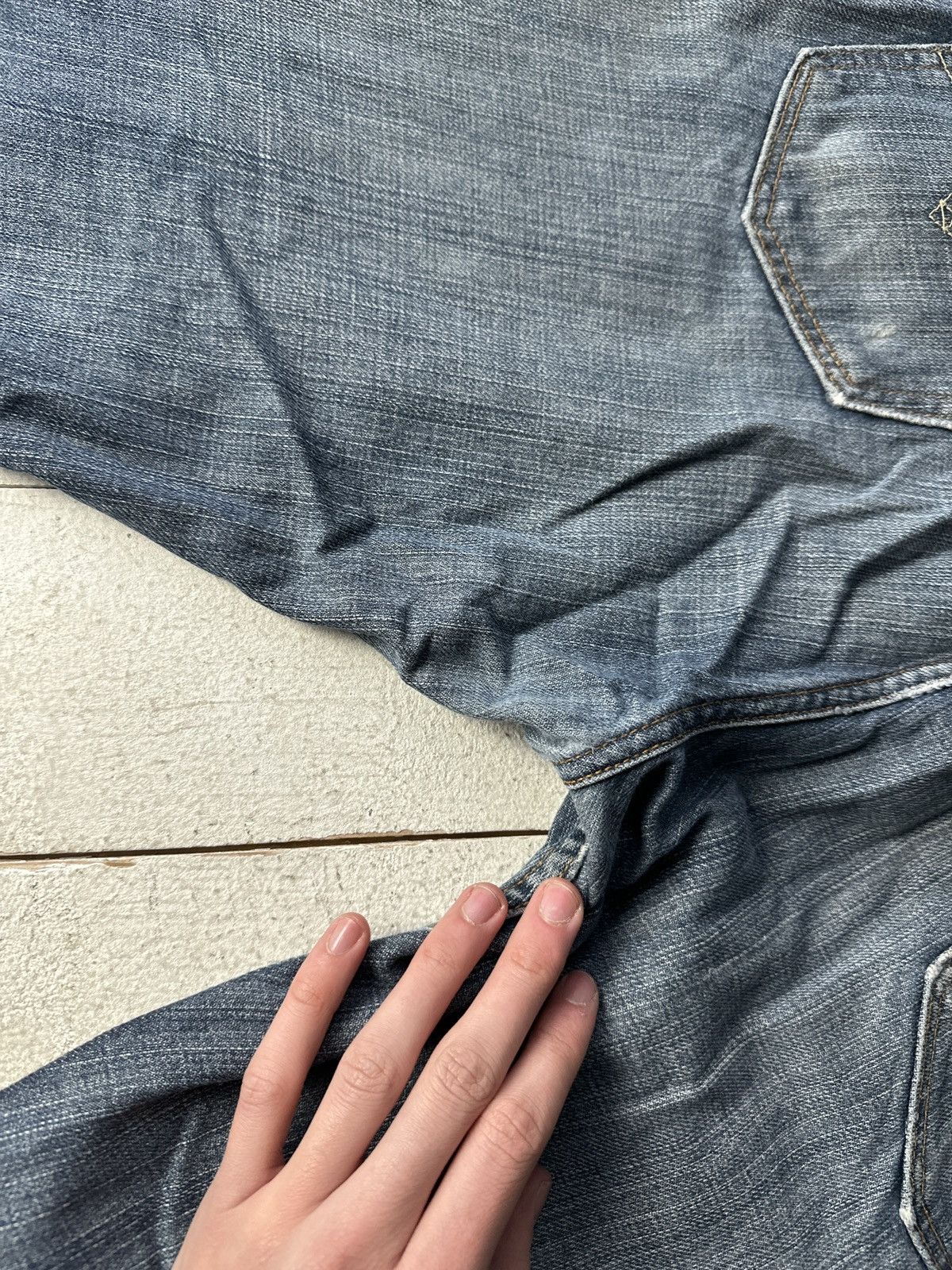 Levi's 🚨Vintage 90s Levis Jeans 00505 Rare Light Wash Denim 505 Size US 34 / EU 50 - 15 Thumbnail