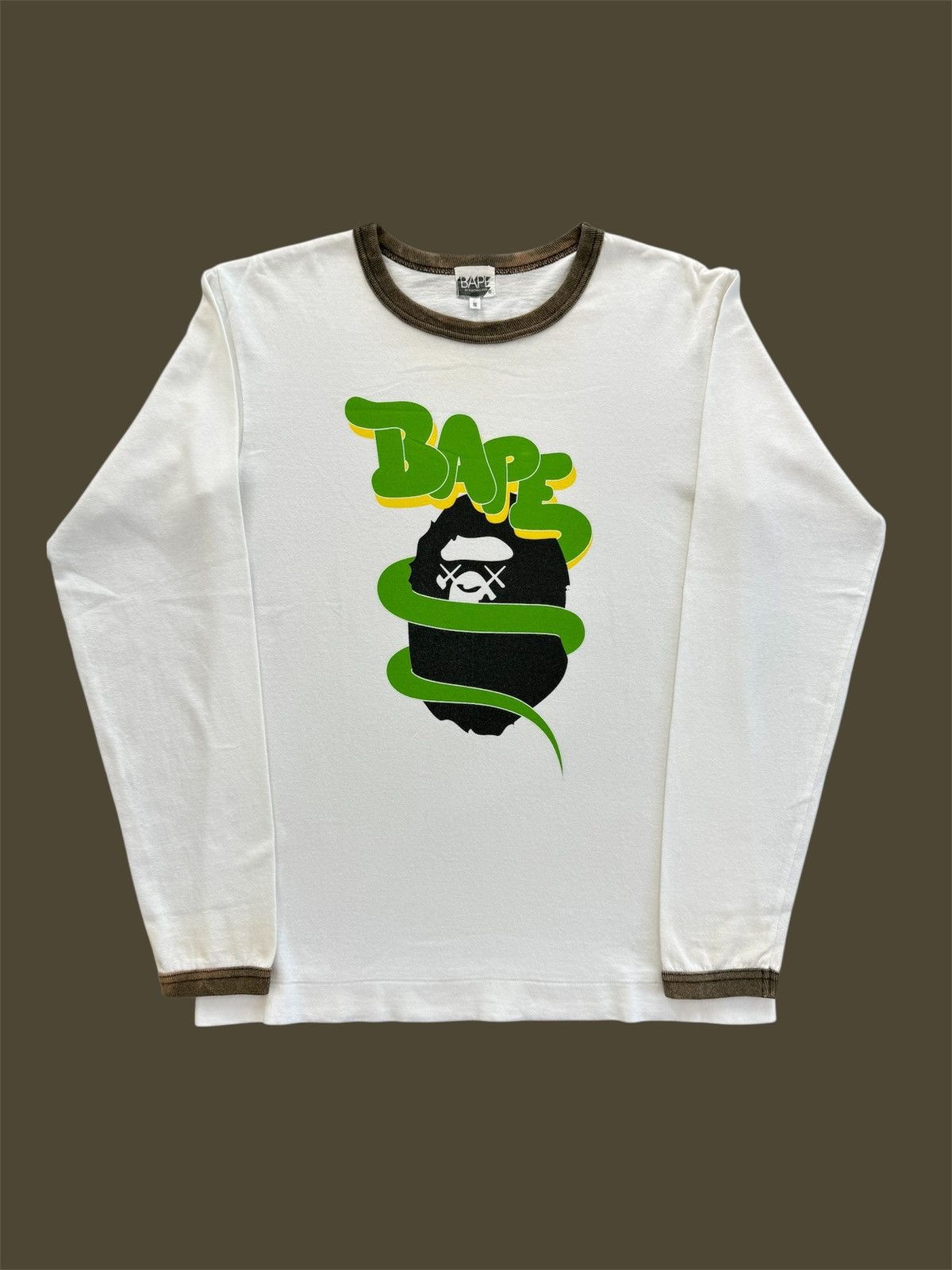 Bape × Kaws Vintage OG 2006 BAPE x KAWS Bendy L/S Shirt Size US S / EU 44-46 / 1 - 1 Thumbnail