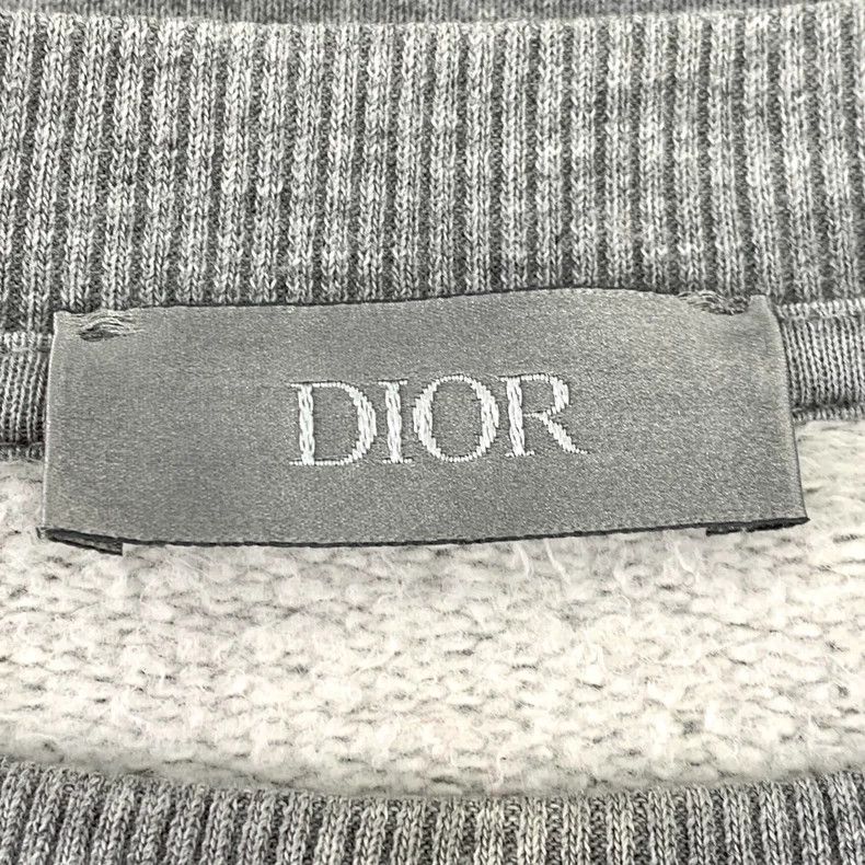 Dior Dior Gray CD letter embroidery cotton round-neck long-sleev Size US S / EU 44-46 / 1 - 6 Thumbnail