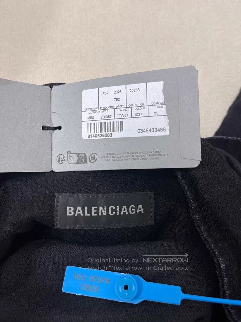 Balenciaga Balenciaga Hooded Zipper Jacket with Adjustable Cuffs Size US XL / EU 56 / 4 - 5 Thumbnail