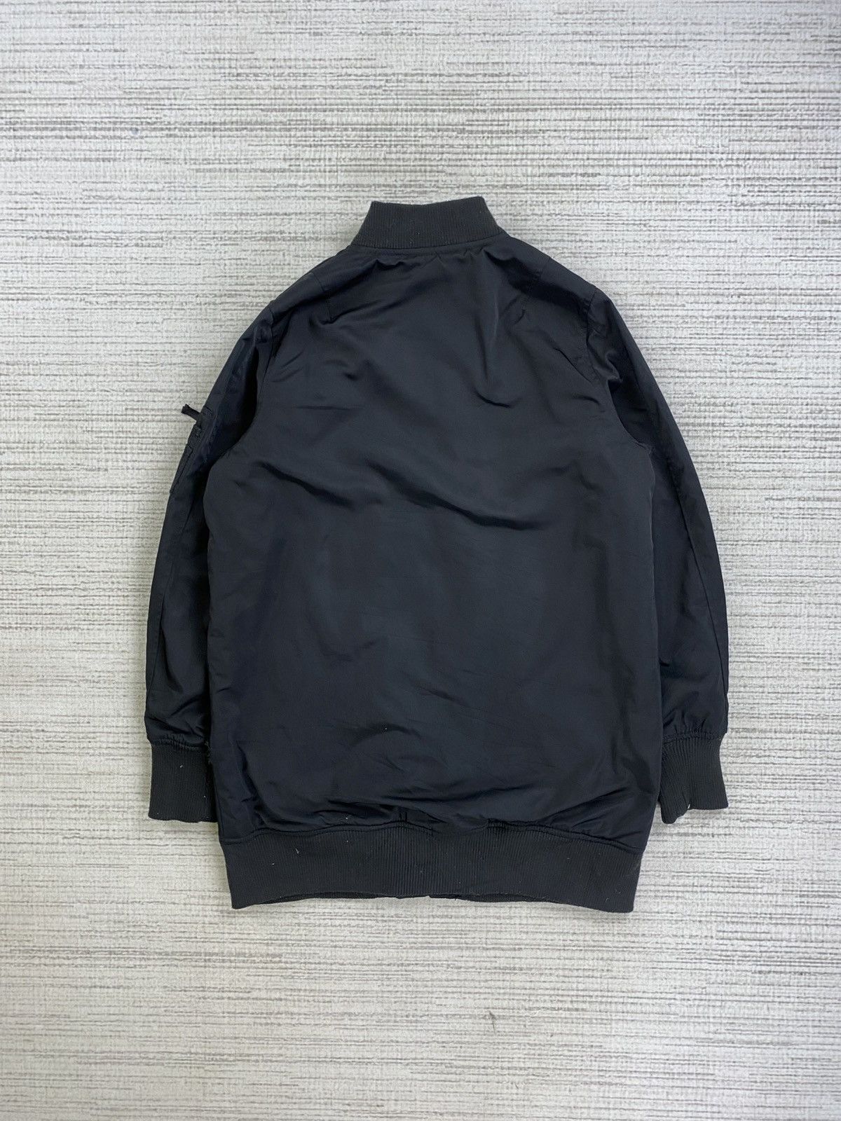 Japanese Brand × Vintage Vintage Back Number All Black Bomber Jacket Size US M / EU 48-50 / 2 - 2 Thumbnail