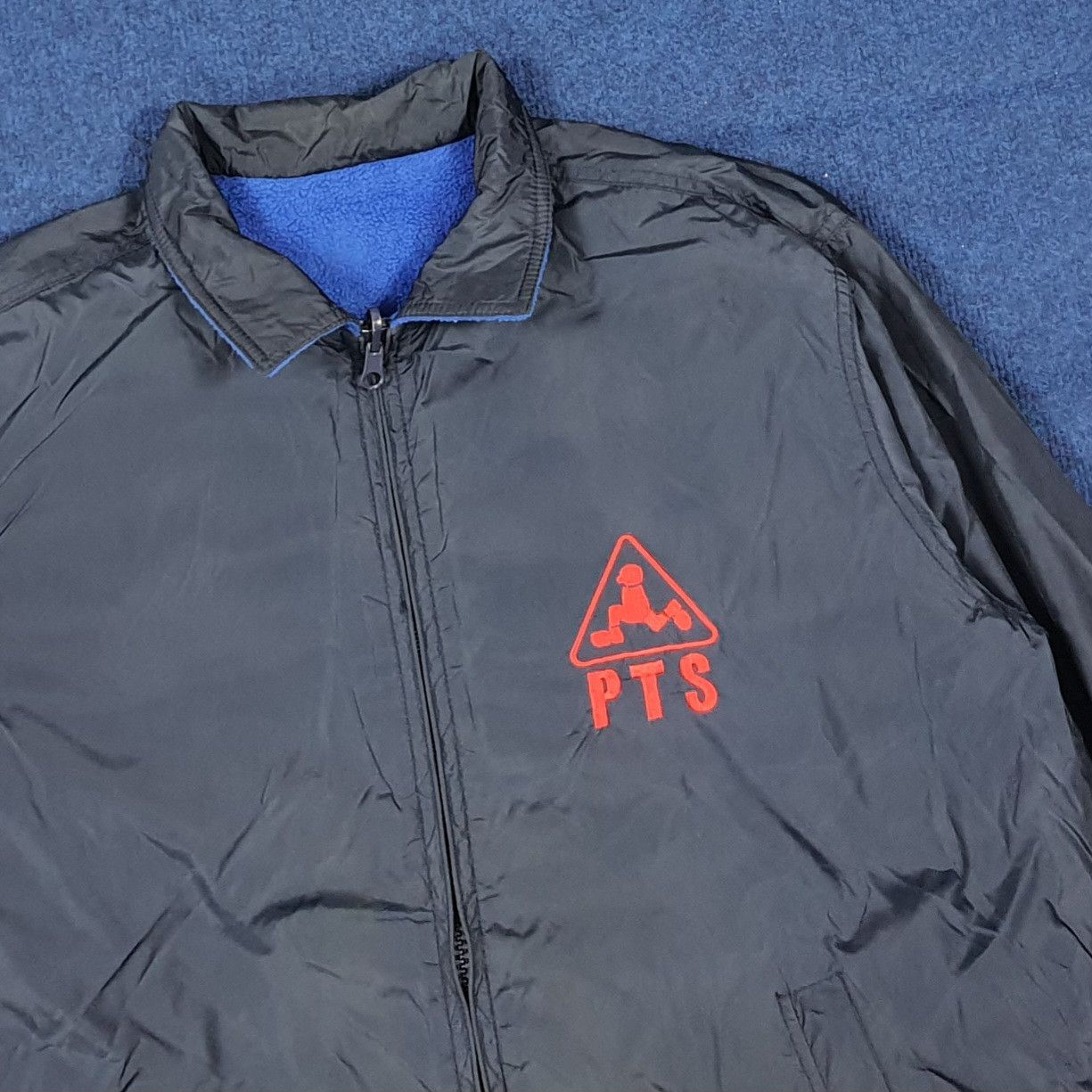 Vintage Vtg 90s Plenty Tough PTS Reversible Windbreaker C284N8 Size US L / EU 52-54 / 3 - 2 Thumbnail