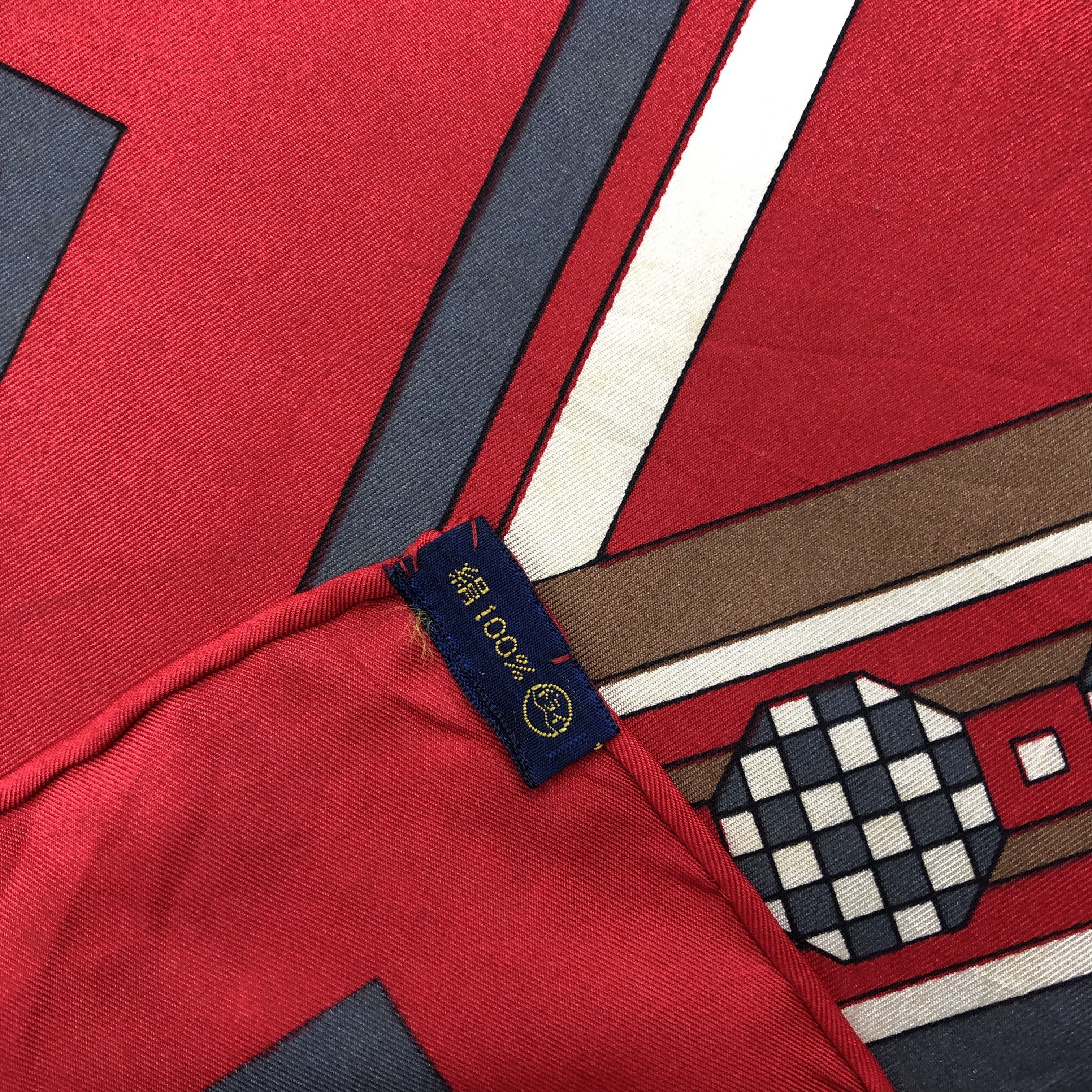 Japanese Brand Vintage SILK Scarf Twill Stole Wraps Scarves - GF60019 Size ONE SIZE - 8 Thumbnail