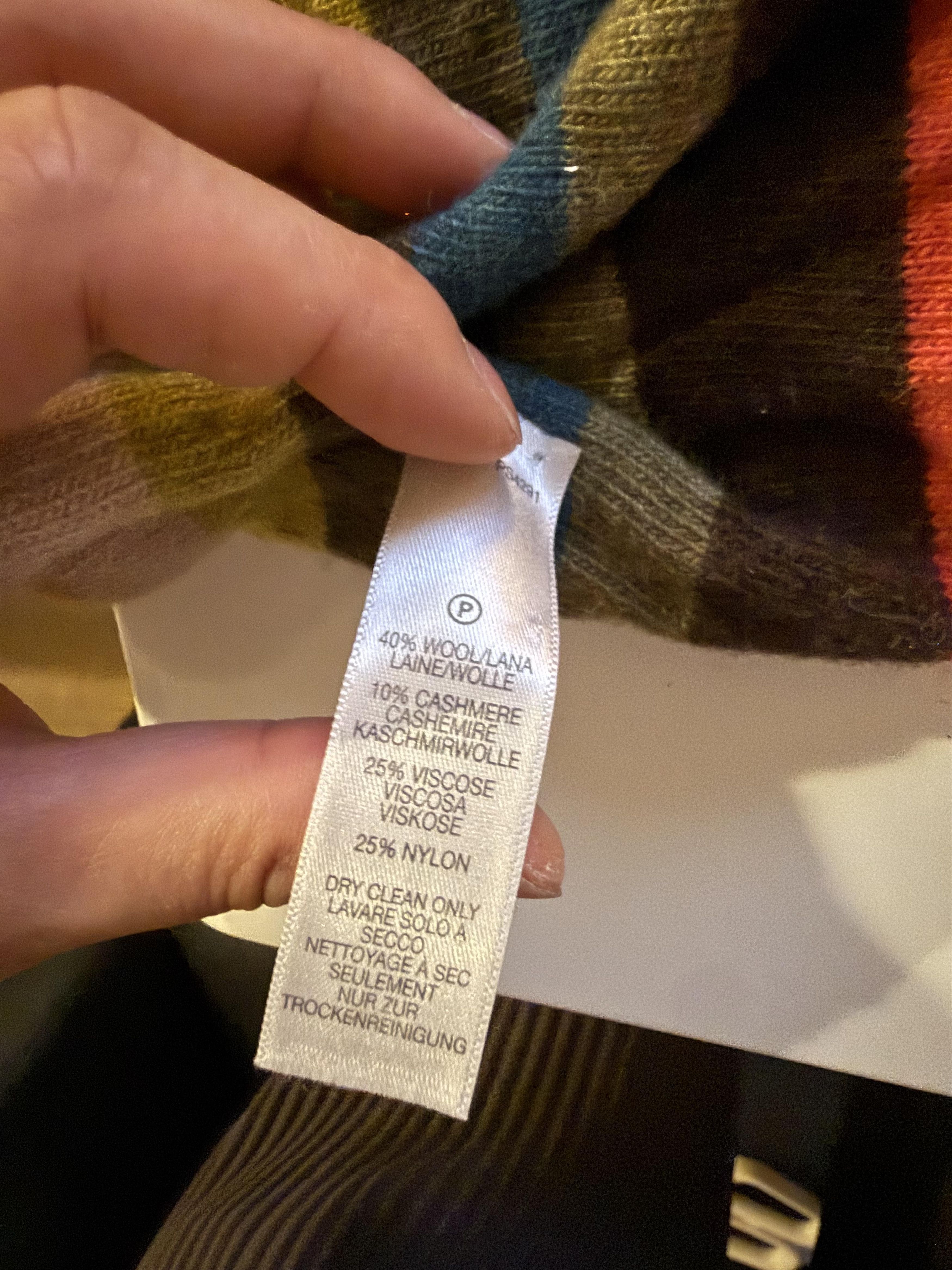 Paul Smith Paul Smith Cashmere Scarf multi color Size ONE SIZE - 4 Thumbnail