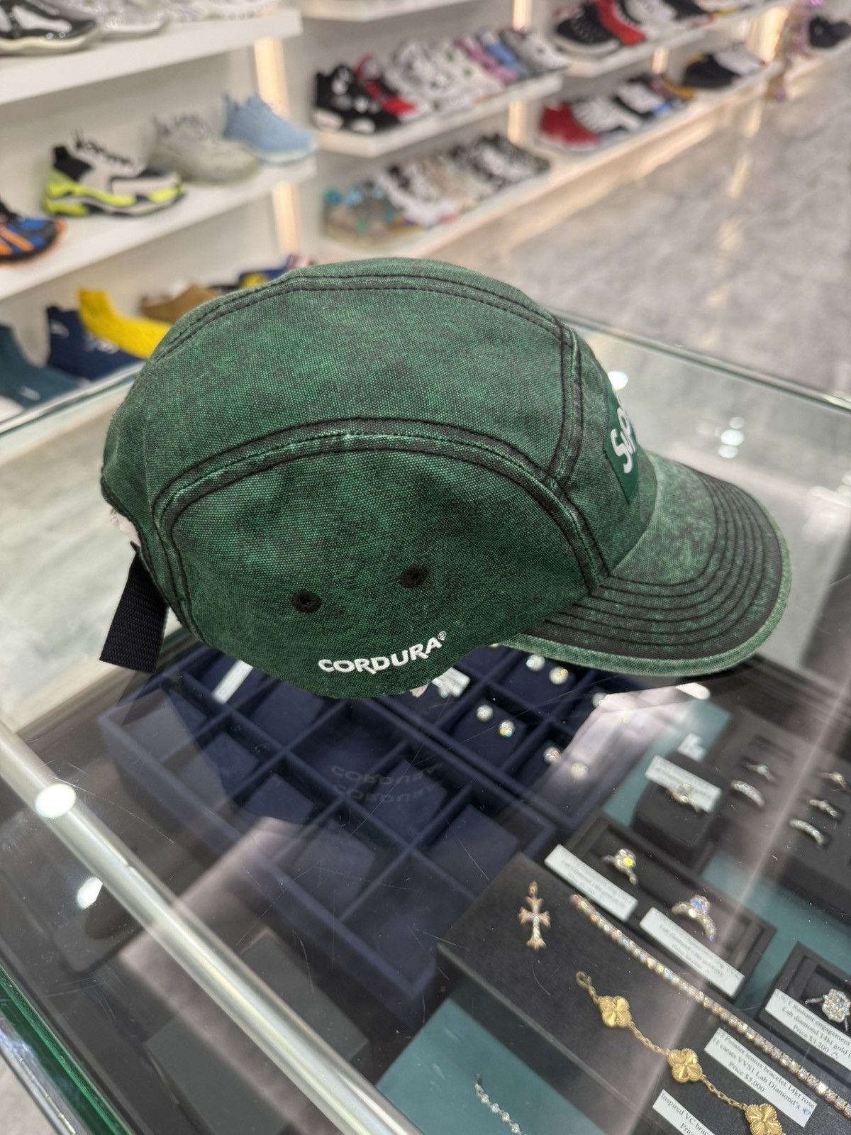 Supreme Supreme Green Washed Cordura Camp Hat Size ONE SIZE - 2 Thumbnail