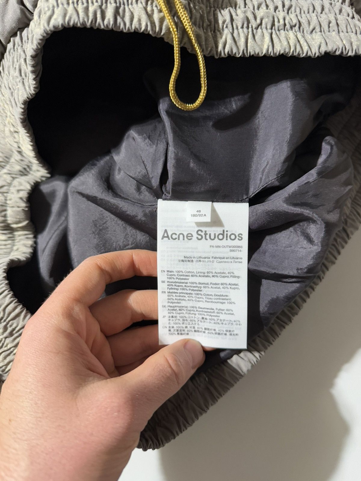 Acne Studios Muddy Puffer Double Half Zip Pullover Size US S / EU 44-46 / 1 - 10 Thumbnail