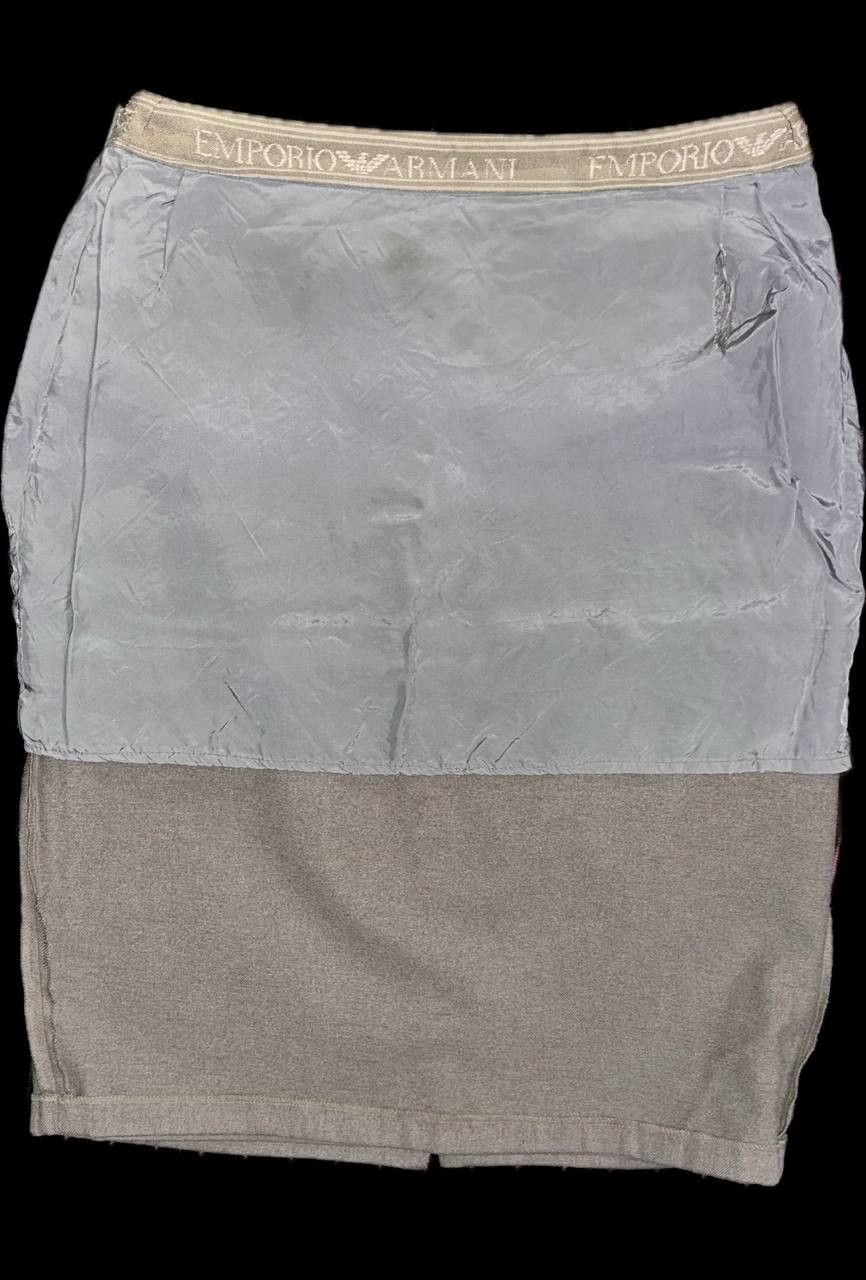 Emporio Armani Emporio Giorgio Armani Vintage classic Wool Skirt Pencil Size 31" - 9 Thumbnail