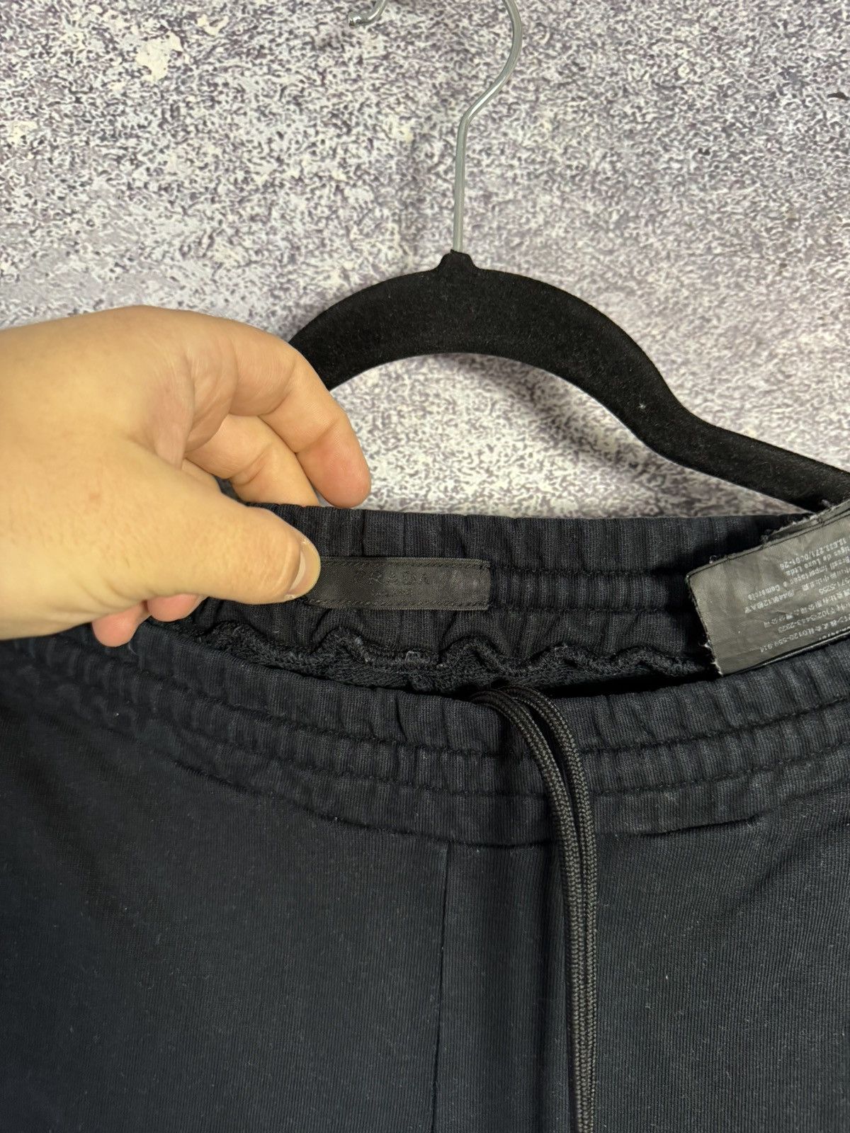 Prada × Vintage PRADA Red tab joggers sweatpants Black oldmoney XS size Size US 30 / EU 46 - 8 Thumbnail