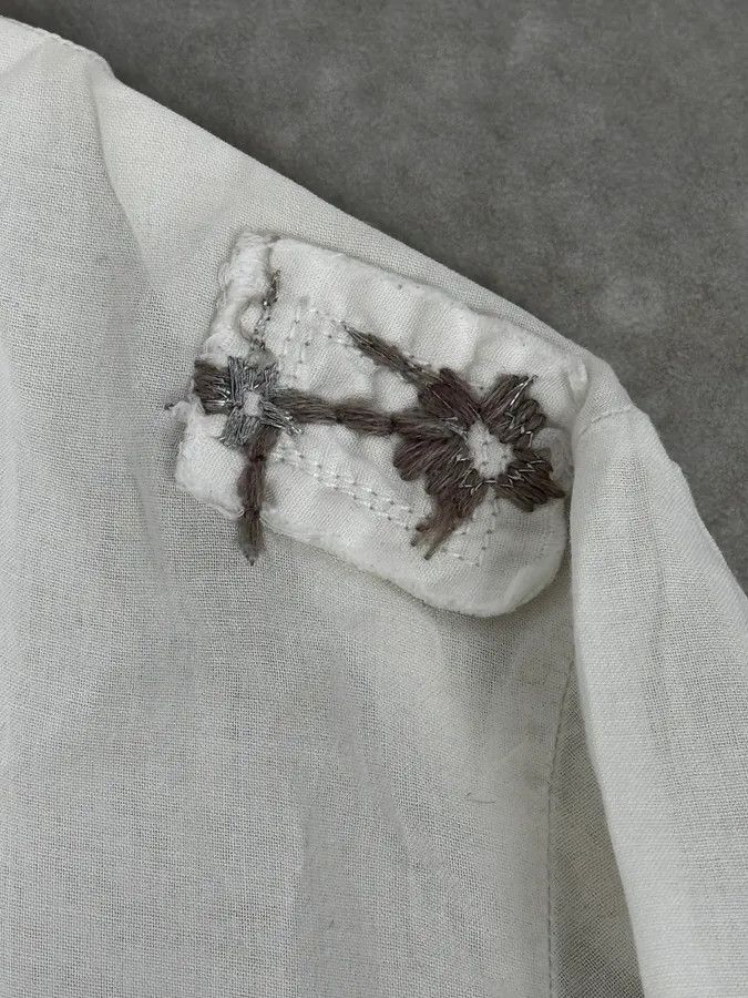 Marithe + Francois Girbaud 2000s Marithé + François Girbaud Stars White Shirt Size US S / EU 44-46 / 1 - 9 Thumbnail
