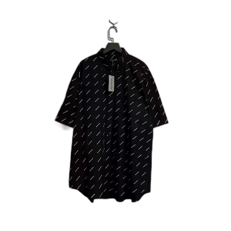 Balenciaga Balenciaga Short Sleeve Printed Shirt OS 38-2505 Size US M / EU 48-50 / 2 - 1 Thumbnail