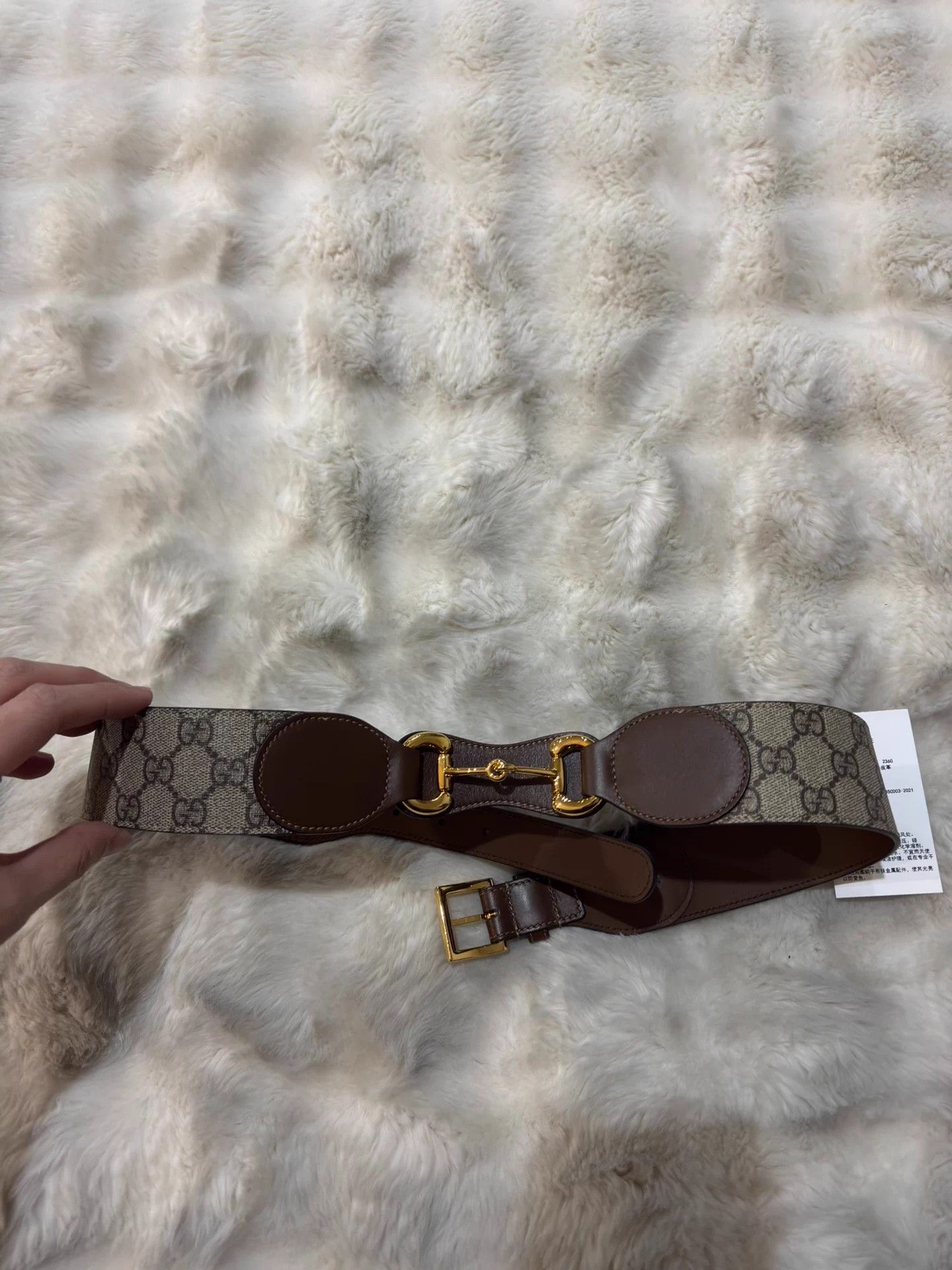 Gucci Gucci GG Supreme All Over Print Belt 85cm New With Tags Size ONE SIZE - 1 Thumbnail