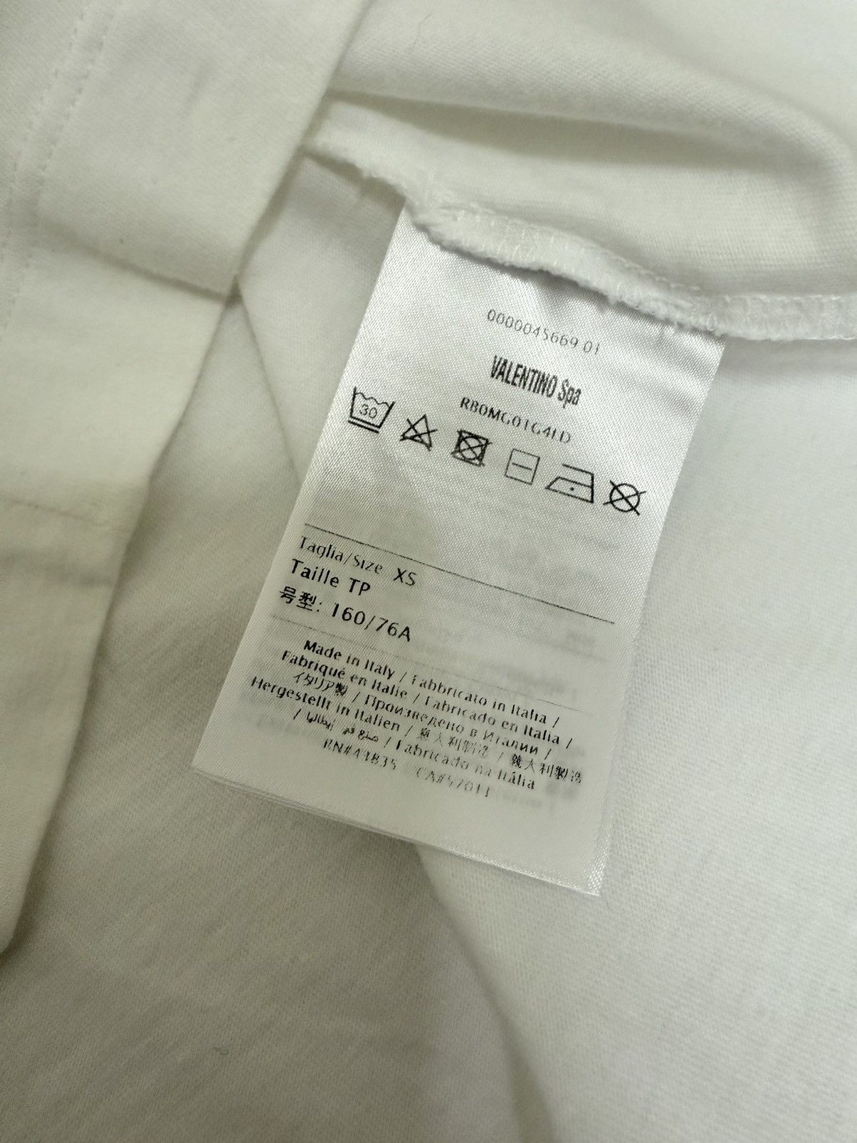 Valentino VALENTINO Logo print short sleeve oversize Tee Size XS / US 0-2 / IT 36-38 - 5 Thumbnail
