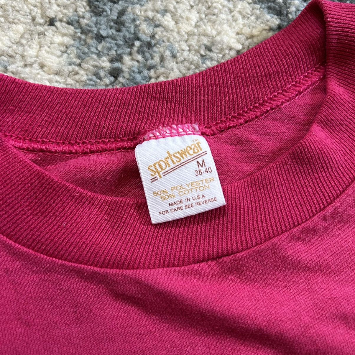 Vintage 90s SLUBBY SiNGLE STiTCH HOT PiNK CHiCAGO SOUVENiR FUCHSiA Size M / US 6-8 / IT 42-44 - 6 Thumbnail