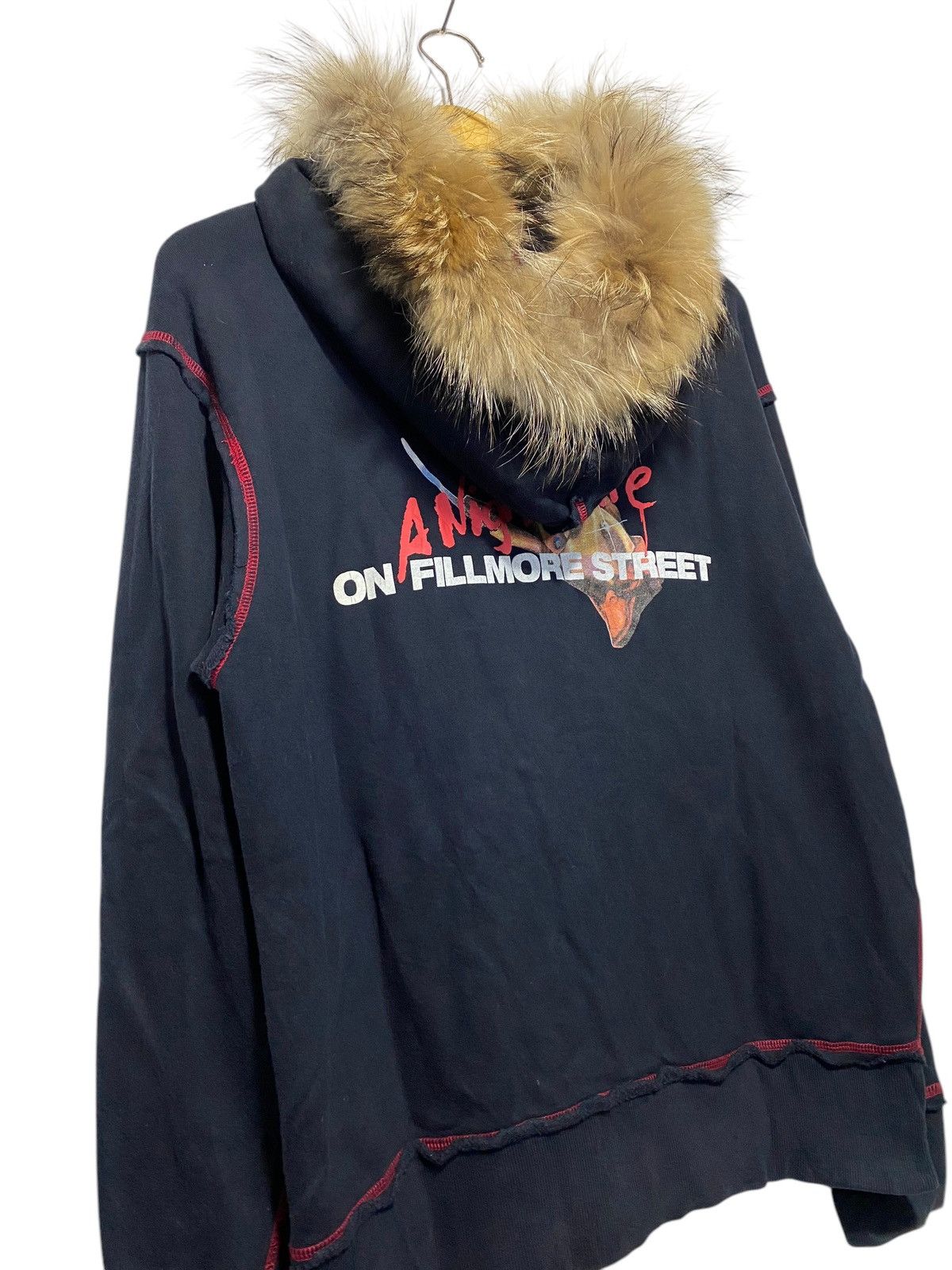 Japanese Brand 2000s Upper Playground gothic Fur hoodie Size US M / EU 48-50 / 2 - 4 Thumbnail