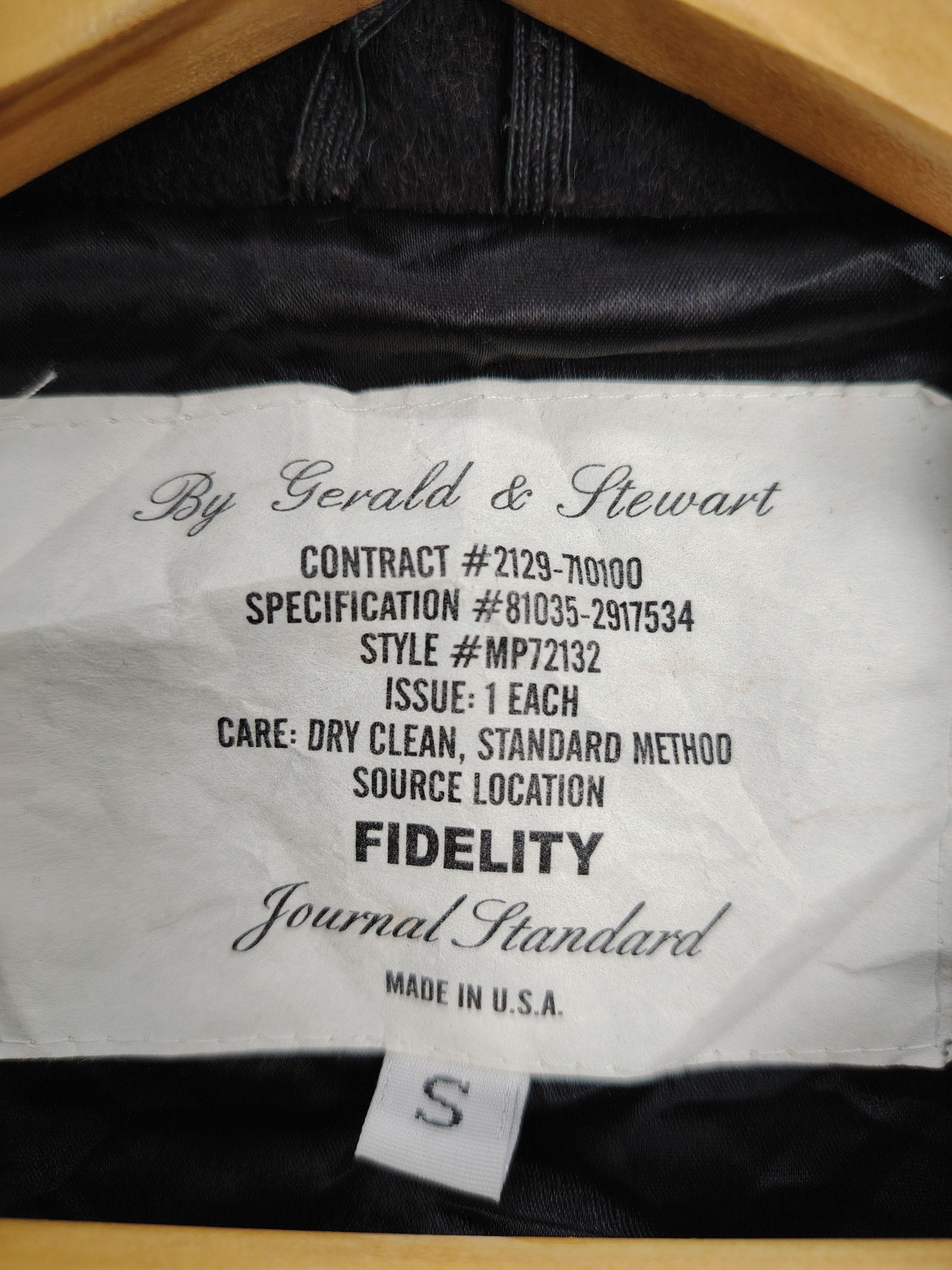 Fidelity × Vintage Vintage Fidelity Peacoat Double Breasted Wool Jacket Size US S / EU 44-46 / 1 - 5 Thumbnail
