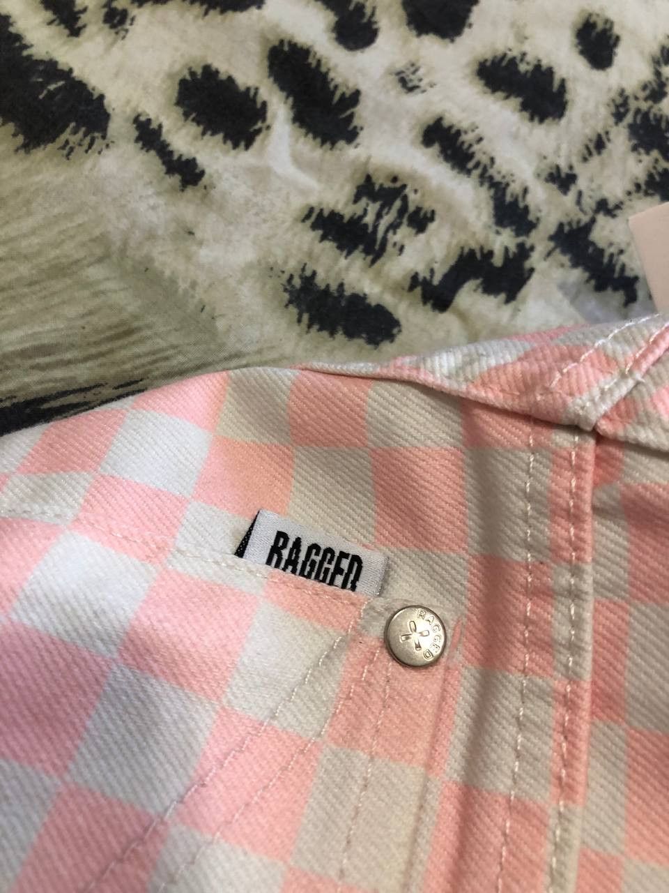 The Ragged Priest The Ragged Priest FASHION Pink and Cream Checkered Jeans Size 34" / US 12 / IT 48 - 11 Thumbnail