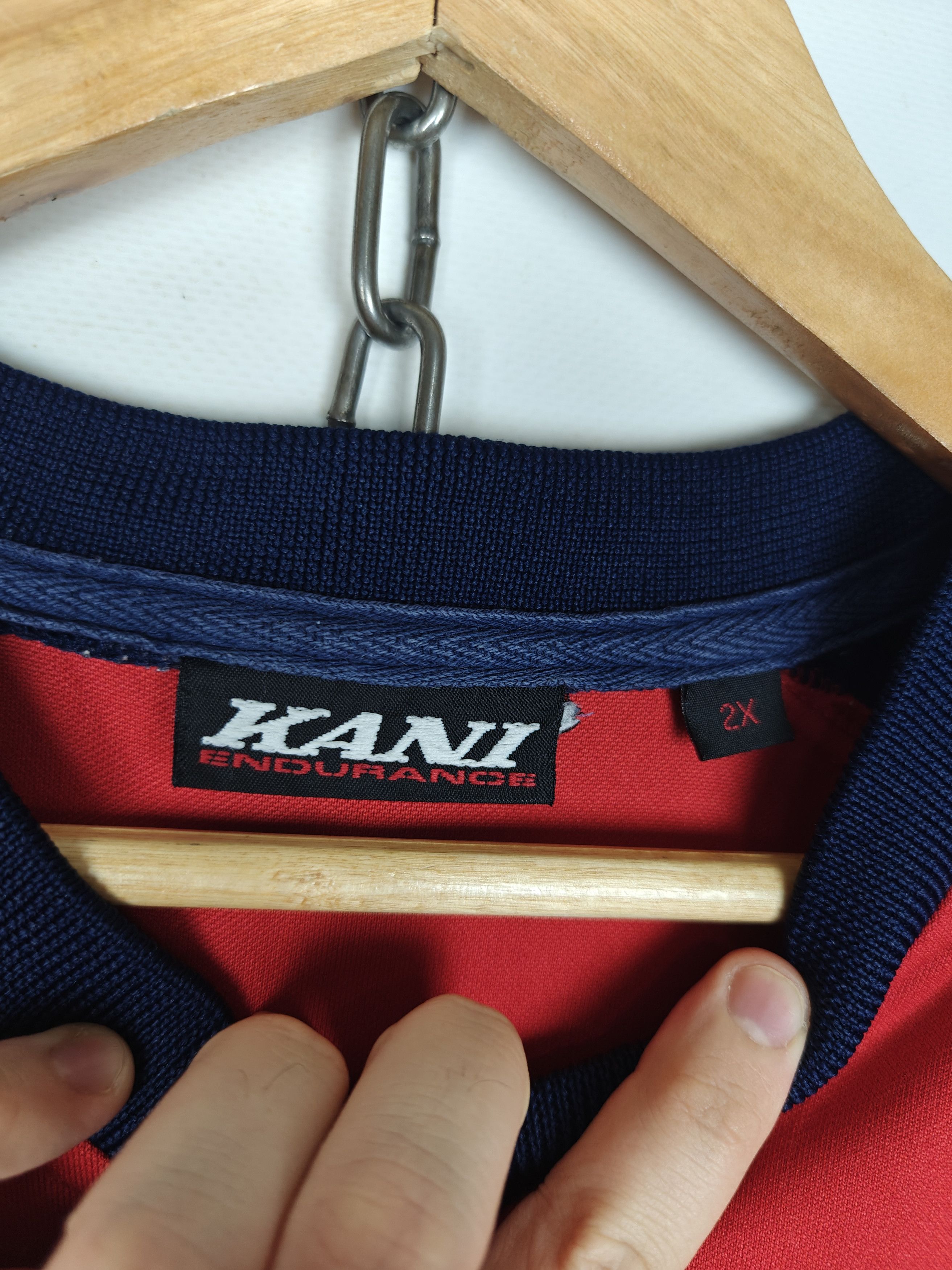 Karl Kani Karl Kani VTG Jersey 89 Tee Red size 2XL Size US XXL / EU 58 / 5 - 12 Thumbnail