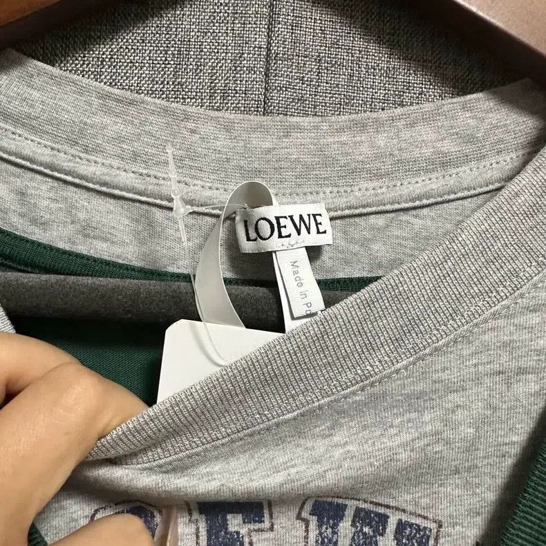 Loewe Loewe Moss green round neck crewneck sweater Size L / US 10 / IT 46 - 3 Thumbnail