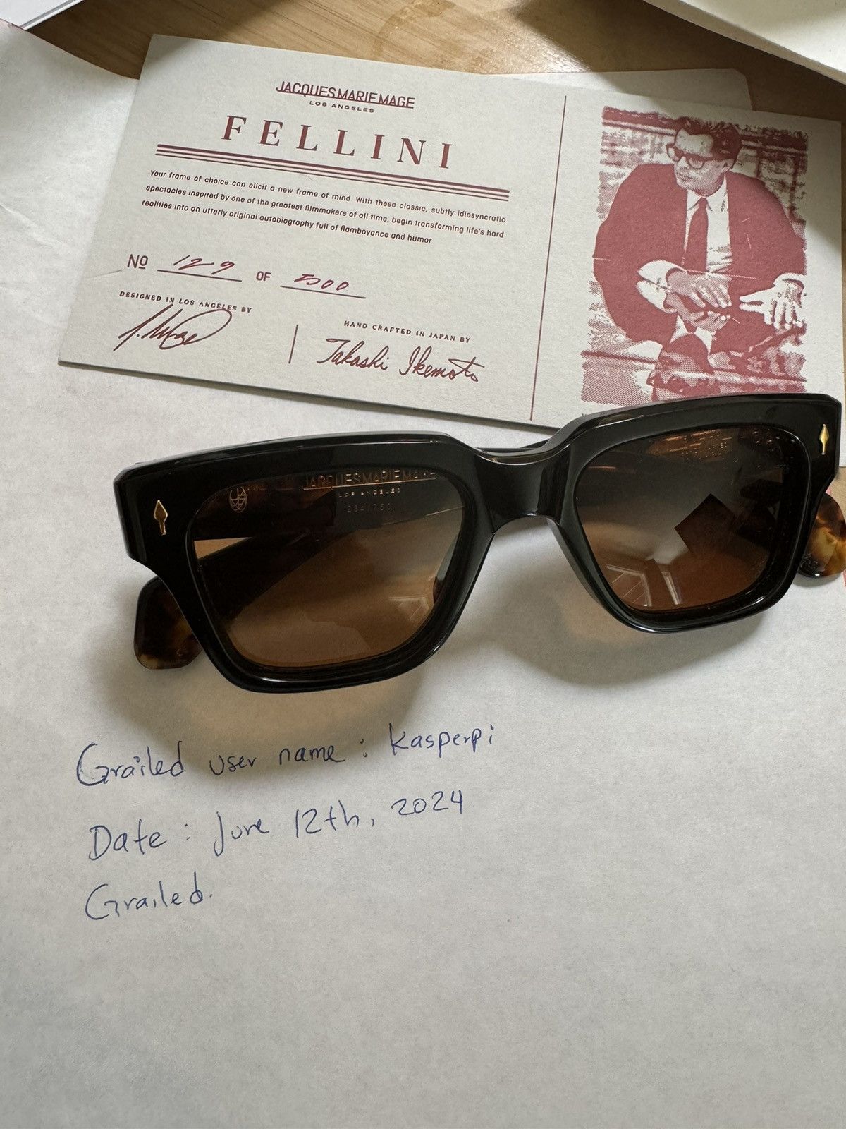 Jacques Marie Mage Jacques Marie Mage Fellini Noir Rare | Grailed
