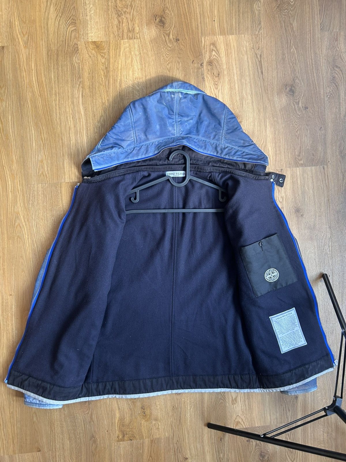Stone Island Stone Island Liquid Reflective Jacket Blue Size US M / EU 48-50 / 2 - 3 Thumbnail