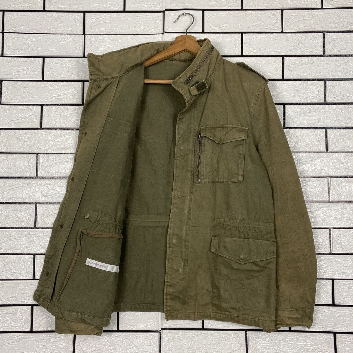 Issey Miyake 📌Vintage Military Cargo Jacket Boycott Multi Pocket Size US M / EU 48-50 / 2 - 13 Thumbnail