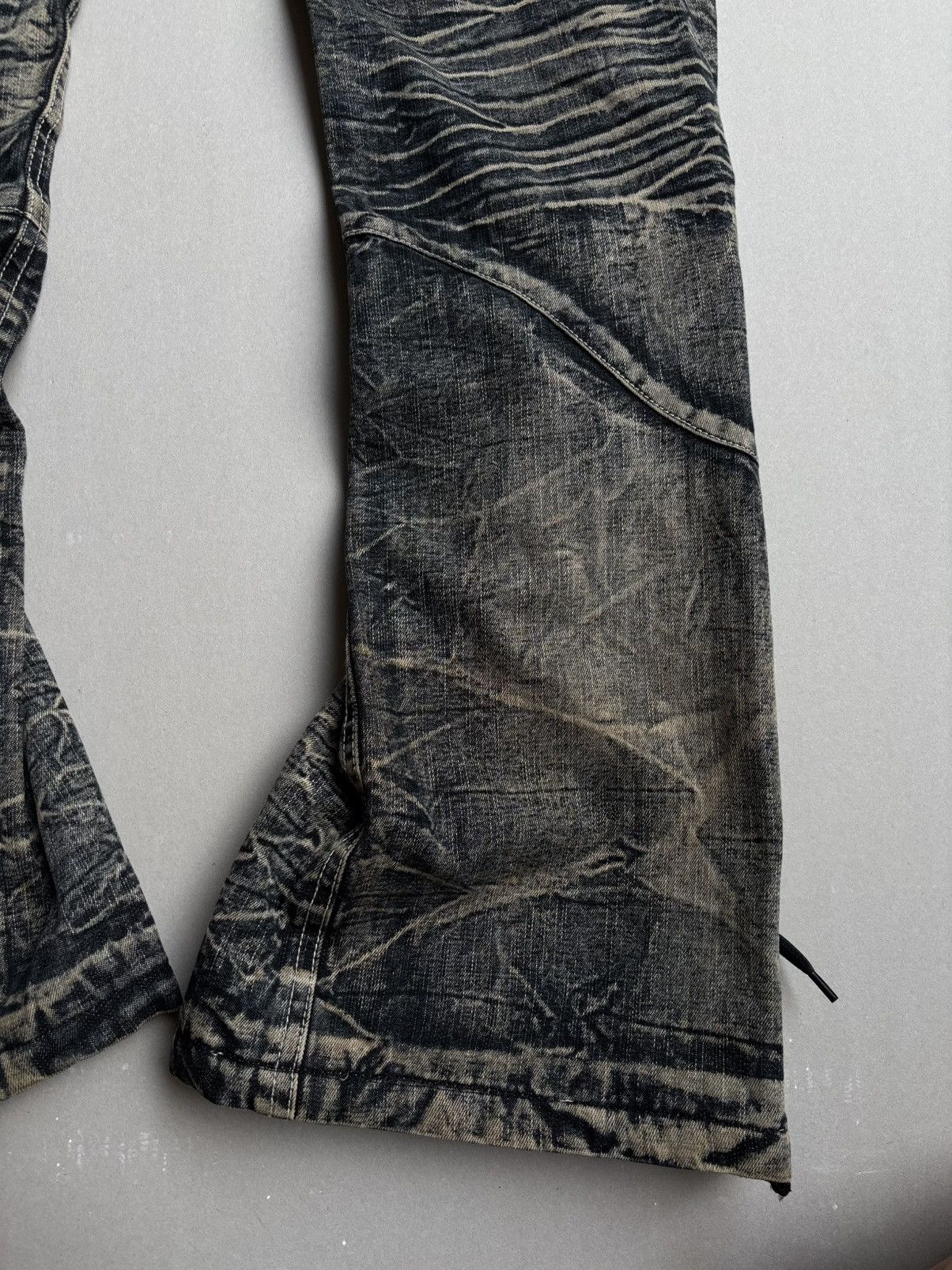 LOWBOX lace up flare jeans Size US 30 / EU 46 - 6 Thumbnail