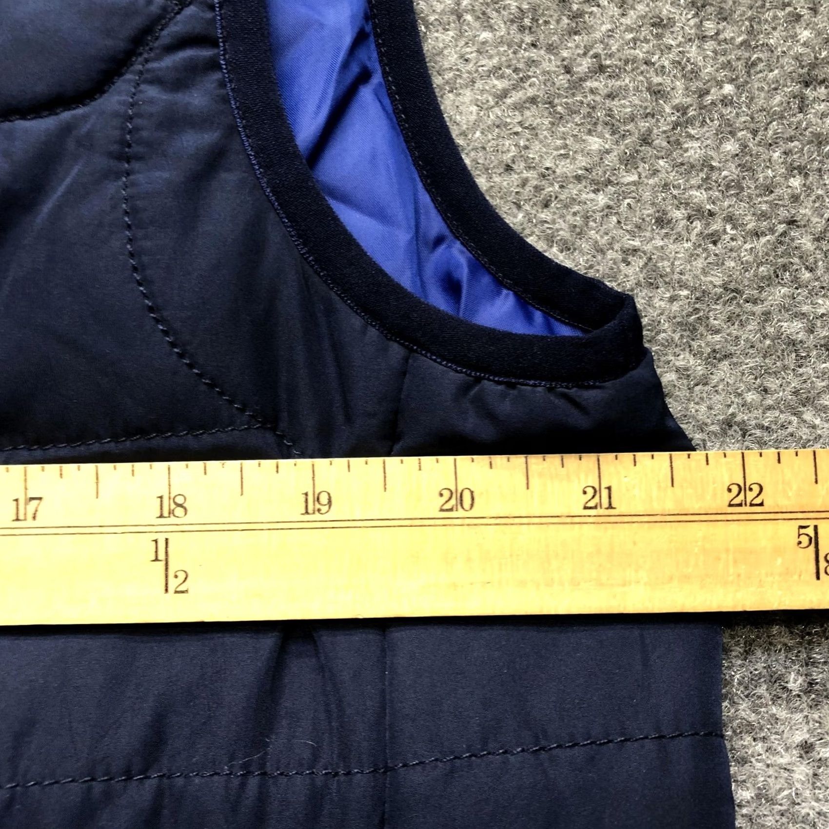 Chaps Chaps Vest Mens Medium Blue Puffer Quilted Full Zip Insulated Microfiber Outdoor Vest Size US M / EU 48-50 / 2 - 3 Thumbnail