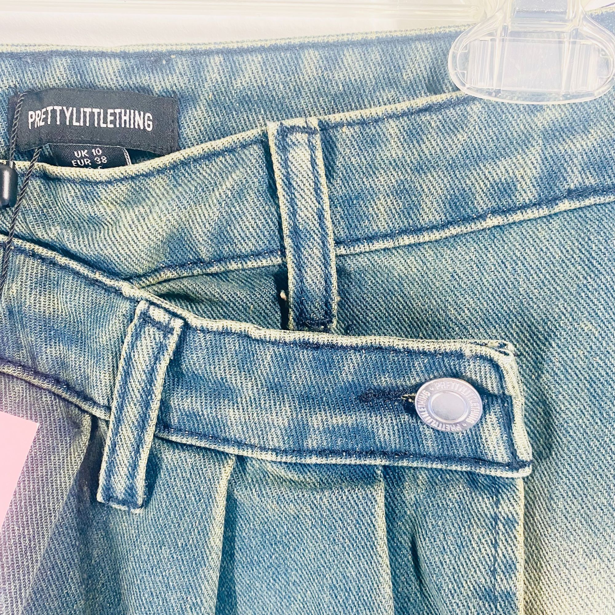 PrettyLittleThing PrettyLittleThing Denim Pleated Skirt With Side Zipper In Bl Size 28" / US 6 / IT 42 - 5 Thumbnail